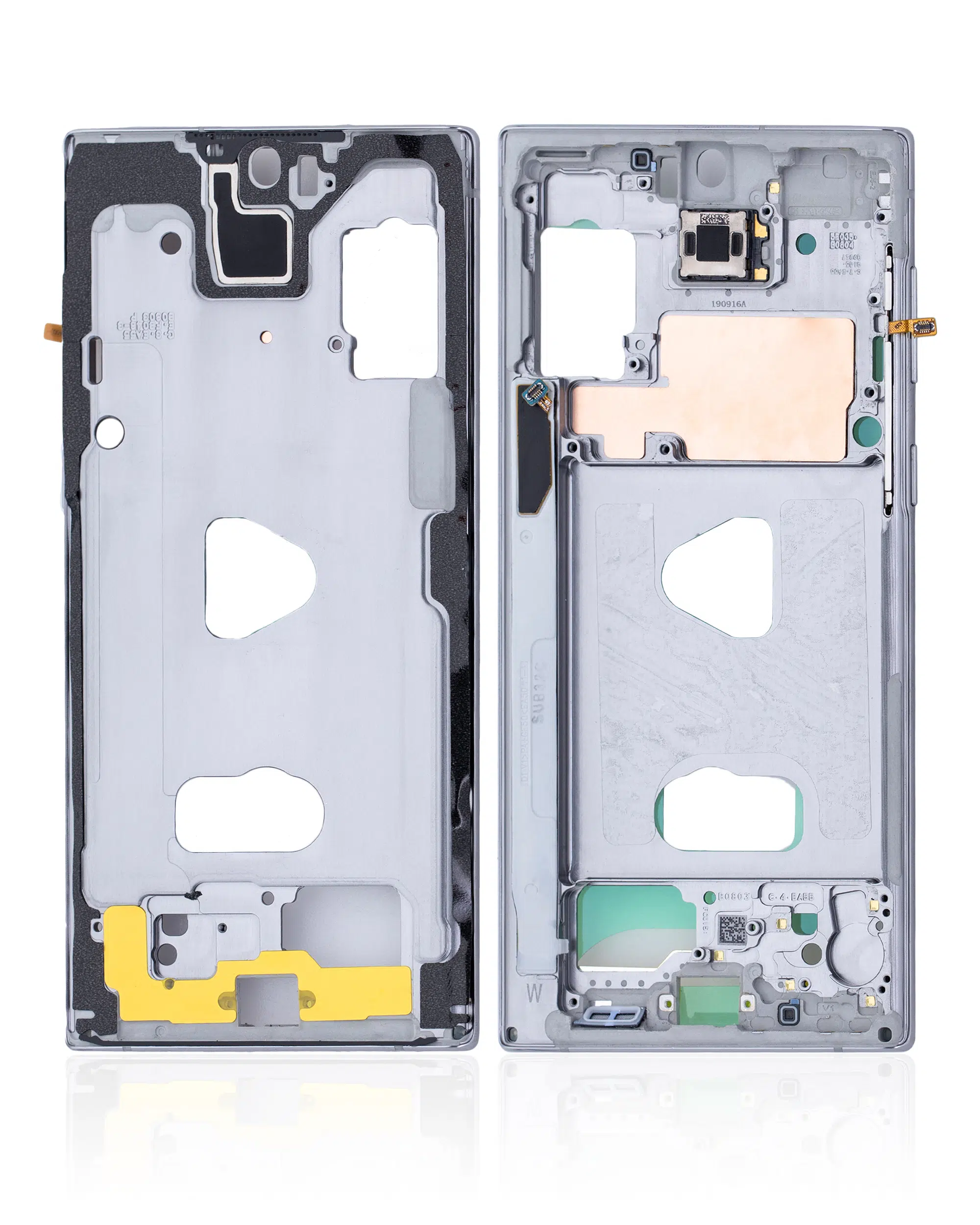 Samsung Galaxy Note 10 (Aura Beyazı) ile Uyumlu Orta Çerçeve Muhafaza 