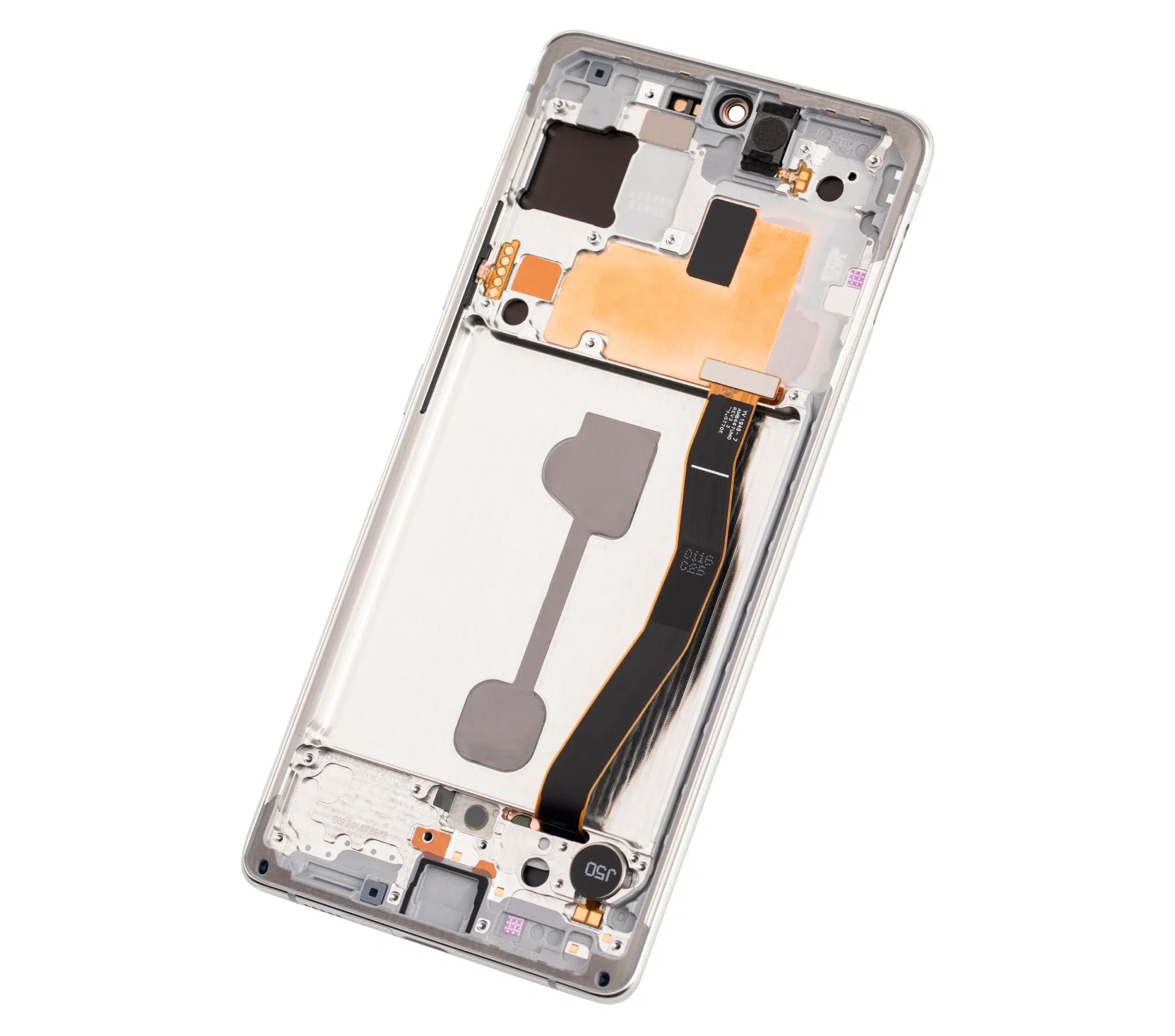Samsung Galaxy S10 Lite İle Uyumlu Ekran Dokunmatik Çerçeveli (Prizma Beyaz)