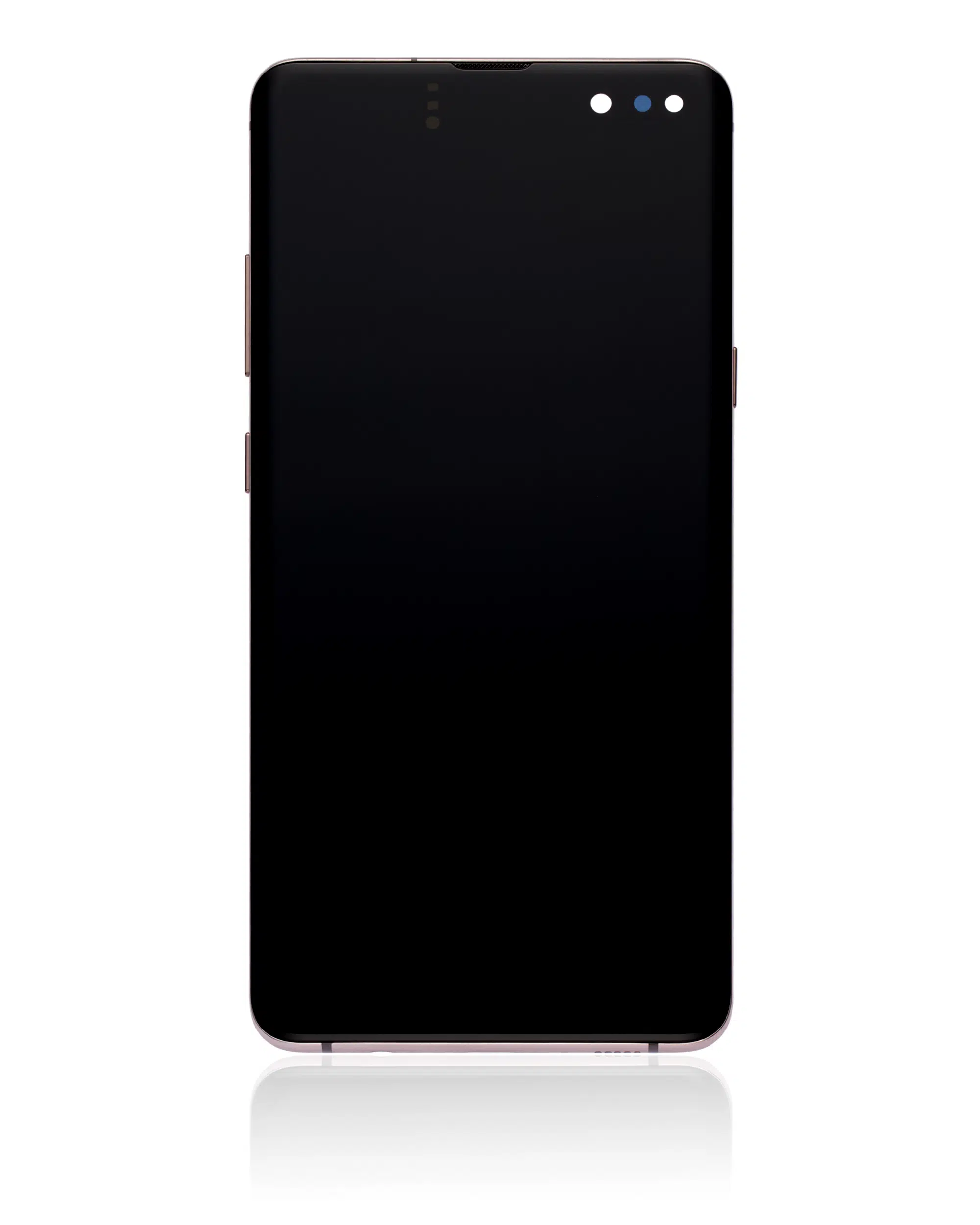 Samsung Galaxy S10 5G İle Uyumlu Ekran Dokunmatik Çerçeveli (Kraliyet Altın)