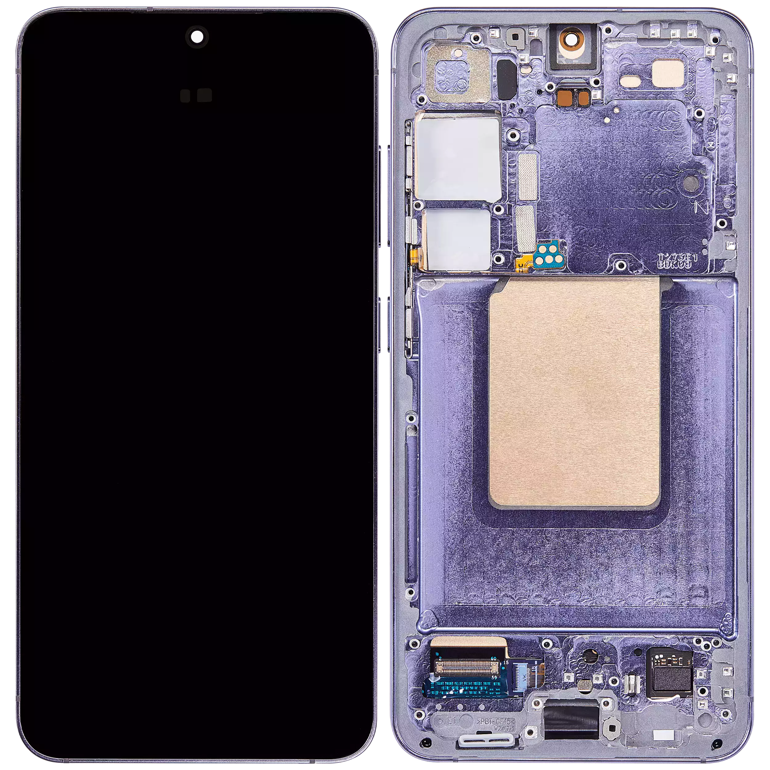 Samsung Galaxy S24 5G (ABD ve Uluslararası Versiyon) İle Uyumlu Çerçeveli OLED Montajı (Yenileme... 
