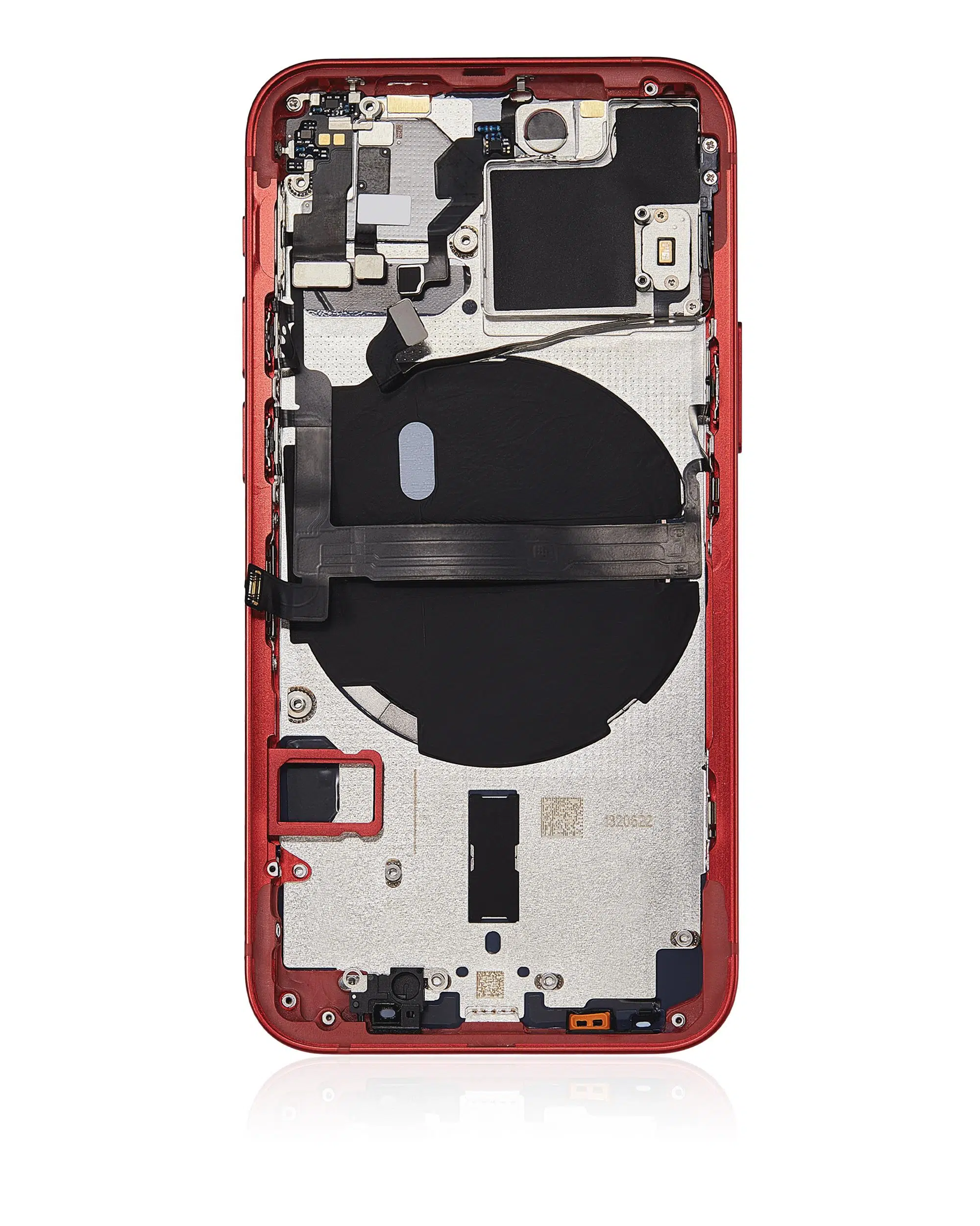 İphone 13 Mini İle Uyumlu Kasa Kapak Set Kırmızı İçi Dolu (Logolu) %100 Orijinal Ürün Kasa