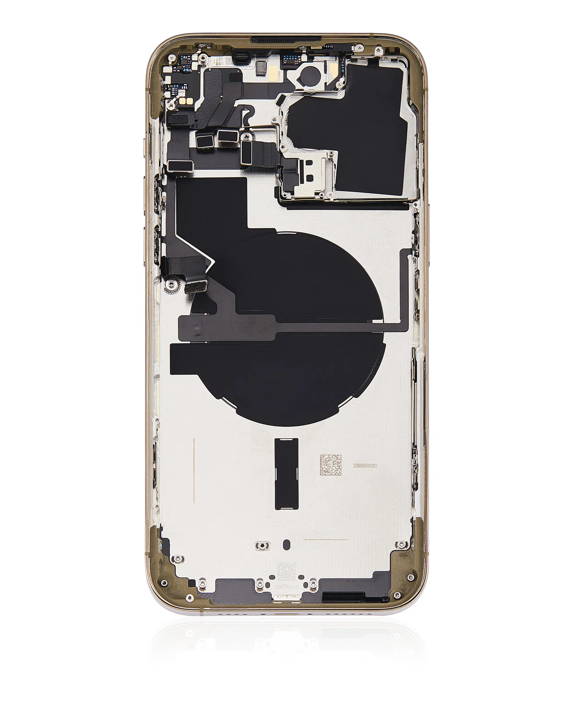 Arka Muhafaza W/Küçük Önceden Yüklenmiş İphone 14 Pro Max ile Uyumlu (ABD Versiyonu) (Kullanılan OEM Çekme: Gri...
