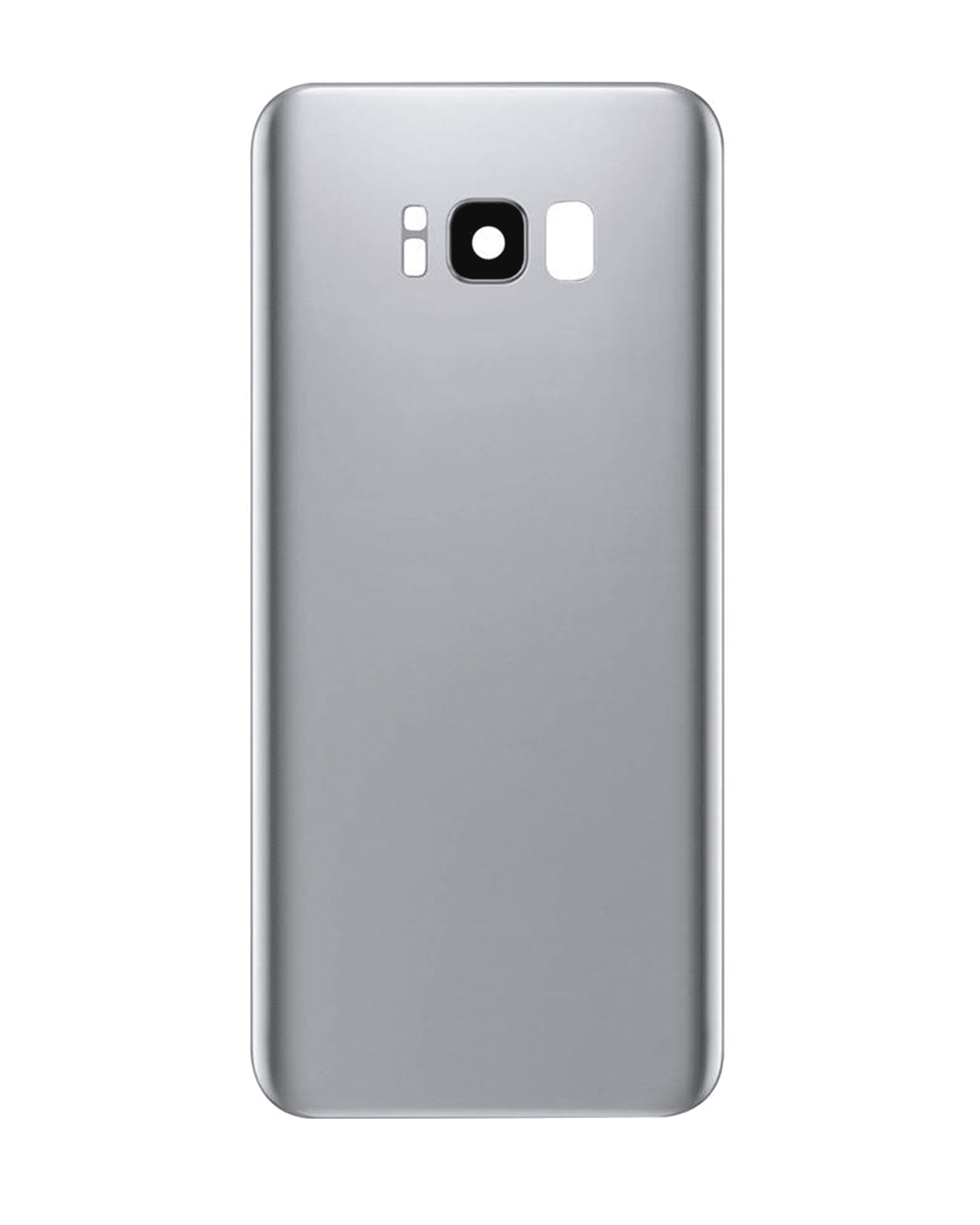 Samsung Galaxy S8 İle Uyumlu Kamera Lensli Arka Kapak Camı (Servis Paketi) (Arktik Gümüş) 