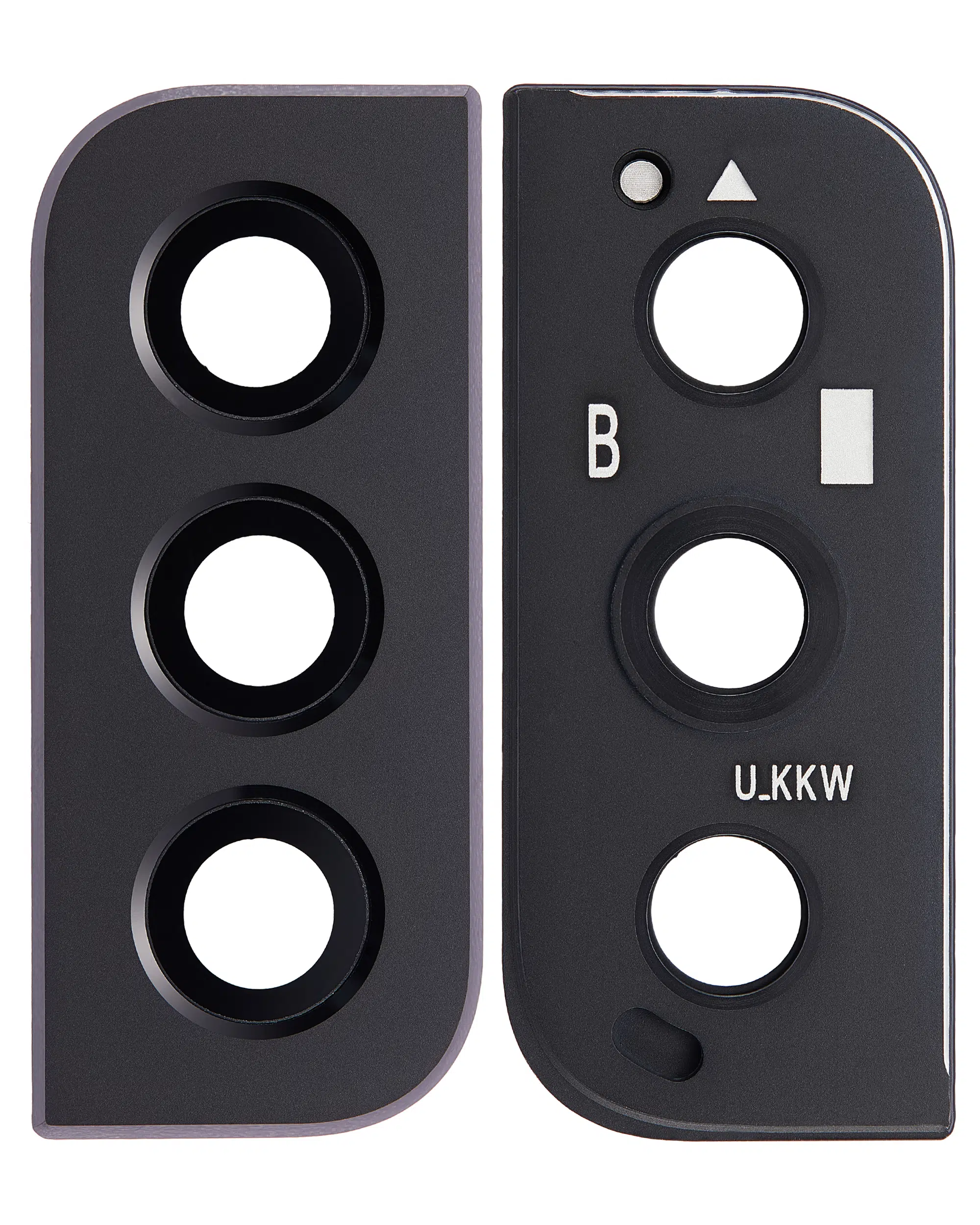 Samsung Galaxy S22 / S22 Plus (Phantom Black) ile Uyumlu Çerçeve Halkalı Arka Kamera (Orijinal) Lensi