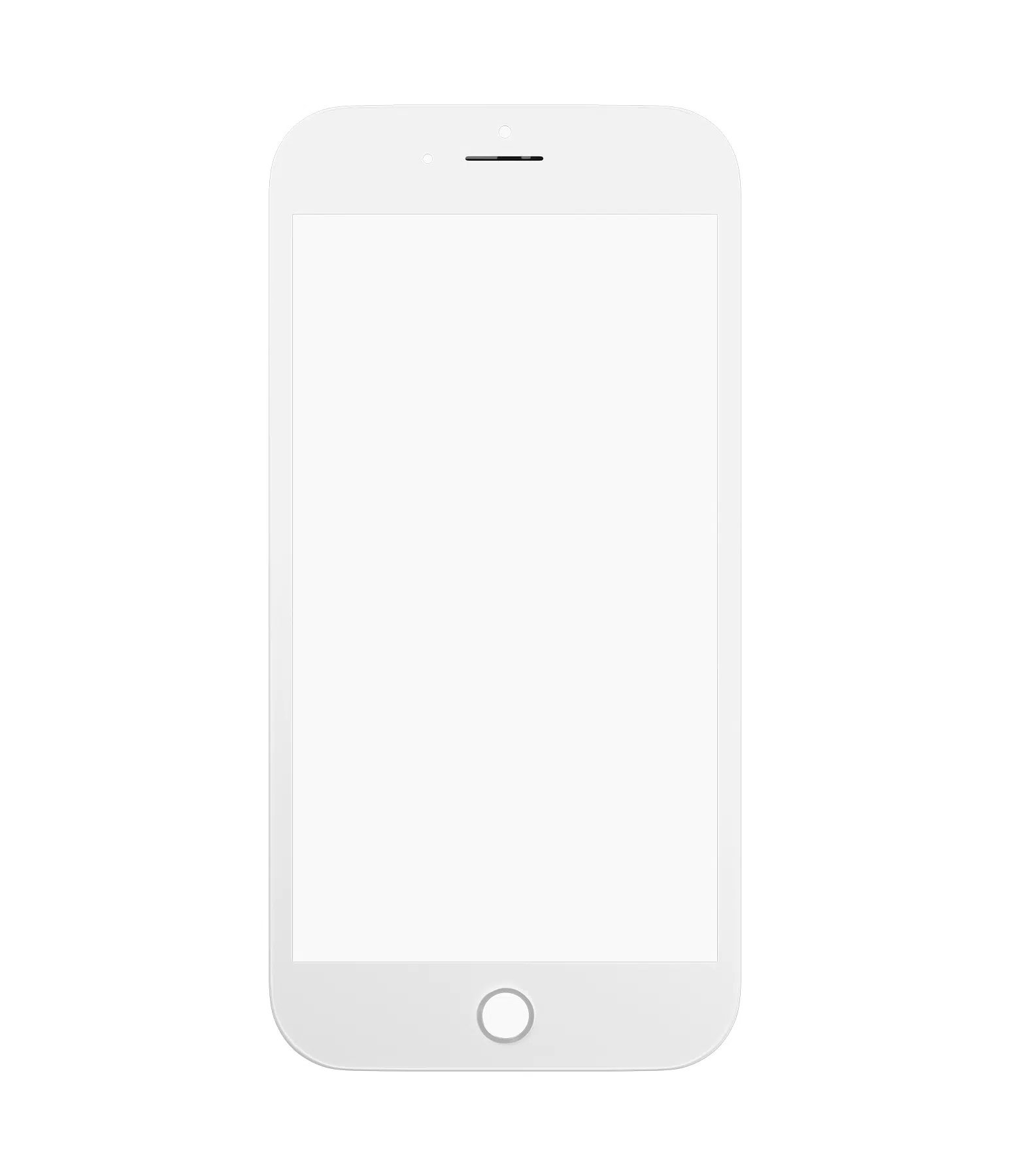 Çerçeveli Cam ve OCA Önceden Takılmış İphone 8 Plus ile Uyumlu (Beyaz) (Premium / 3'ü 1 Arada) (2 Paket...