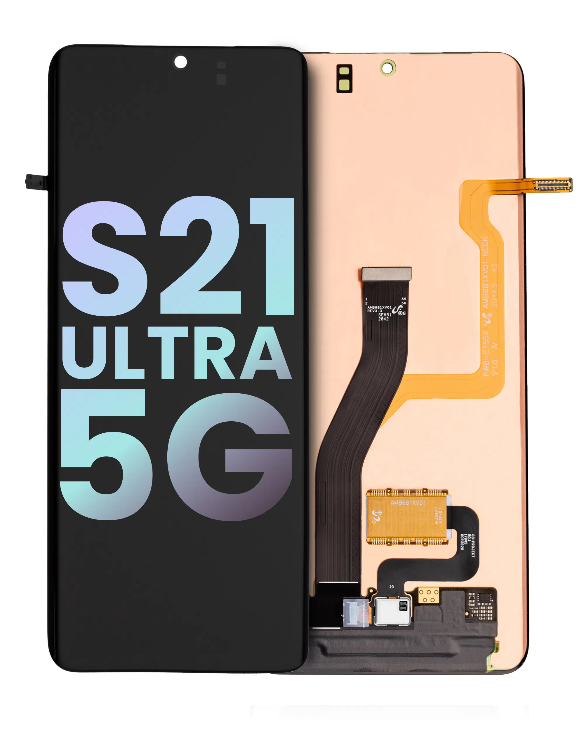 Samsung Galaxy S21 Ultra 5G (Servis Paketi) (Tüm Renkler) ile Uyumlu Çerçevesiz OLED Montajı 