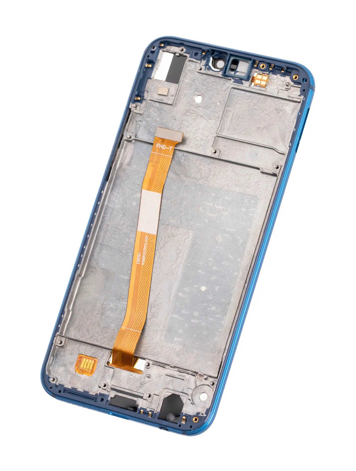 Huawei P20 Lite / Nova 3e İle Uyumlu Çerçeveli Ekran Dokunmatik (Mavi)