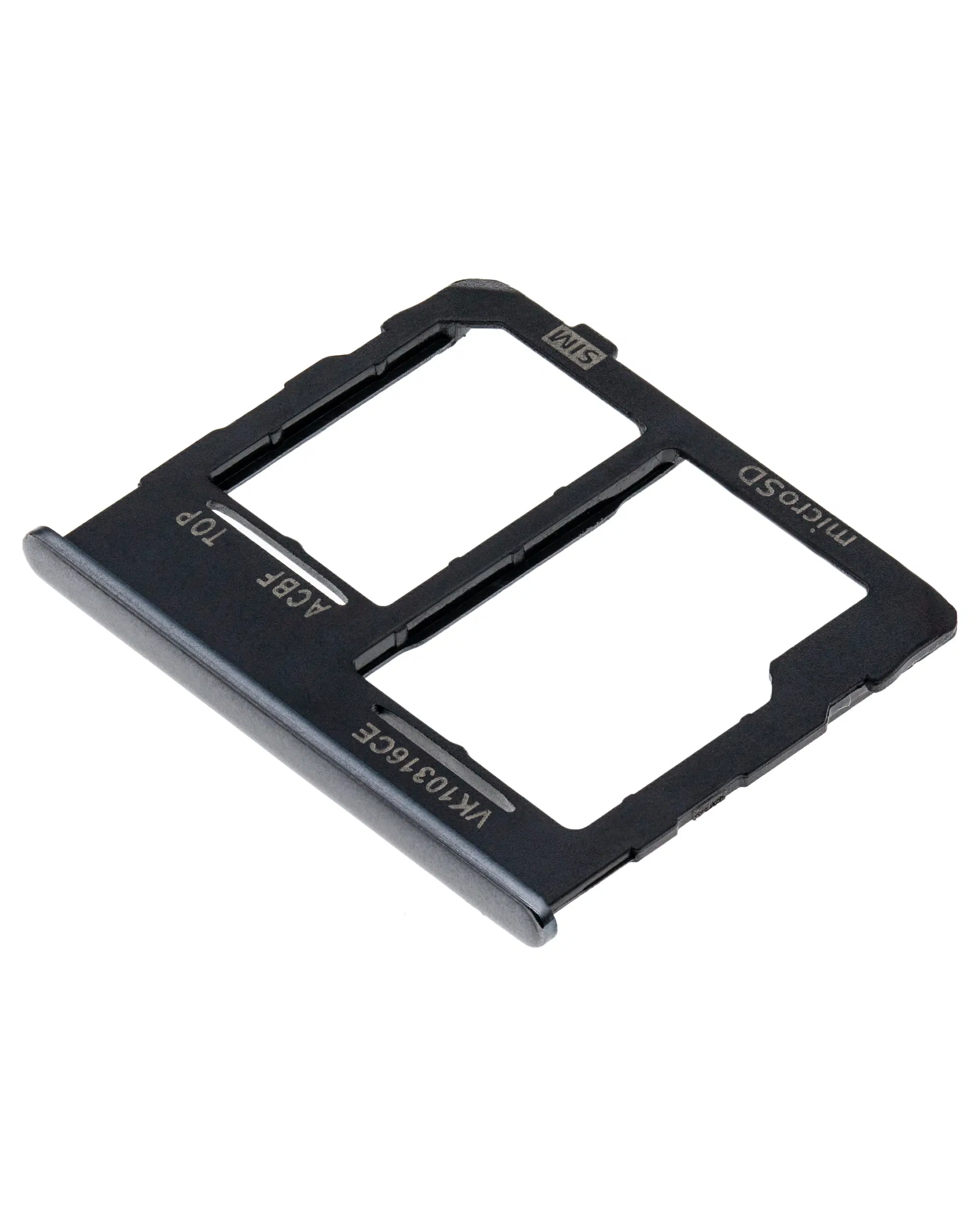 Samsung Galaxy A32 5G İle Uyumlu Tek Sim Kart Tepsisi (A326 / 2021) (Siyah)