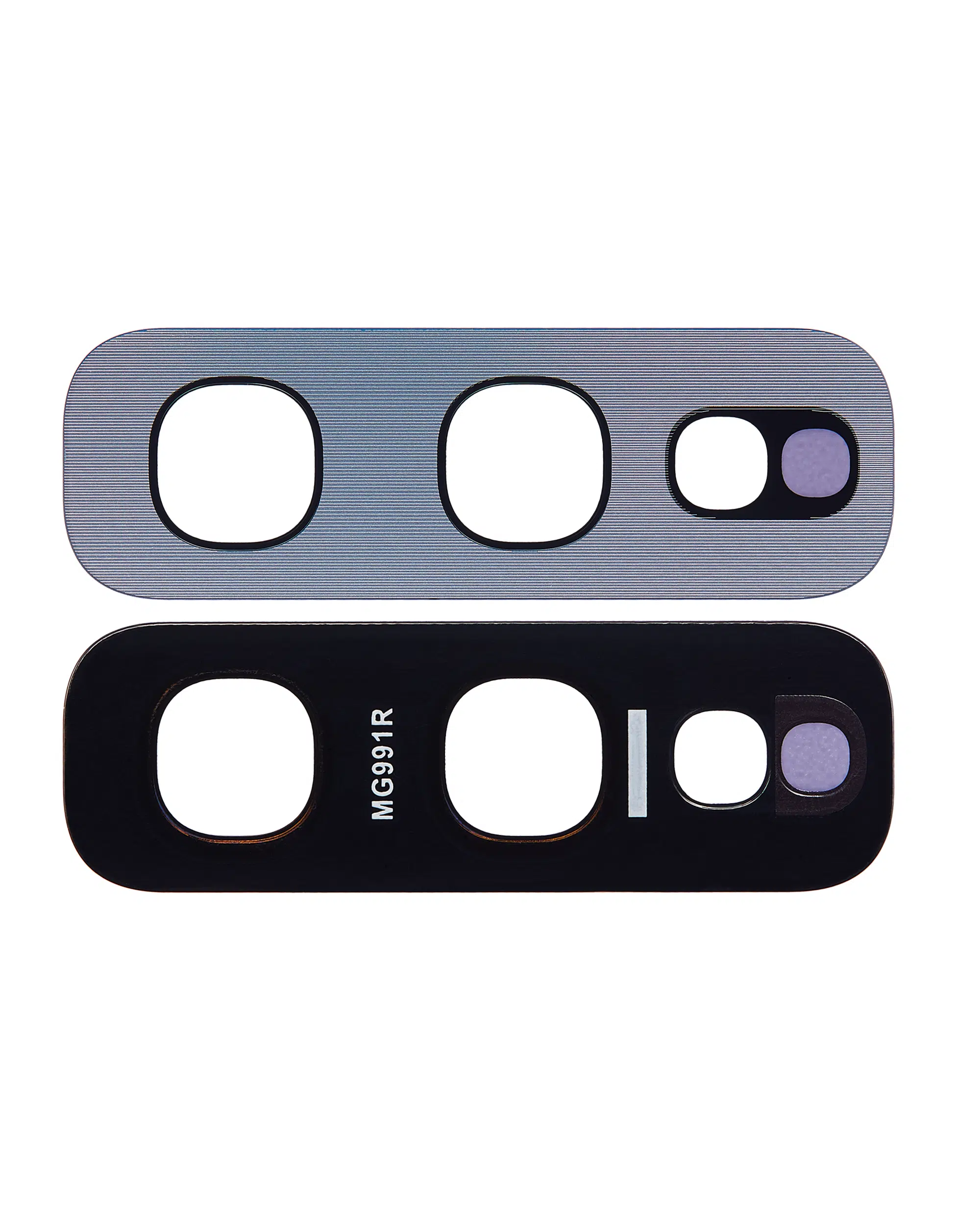 Samsung Galaxy S10E Arka Kamera (Orijinal) Lensi (Yalnızca Cam) Yapışkanlı  (Gümüş)