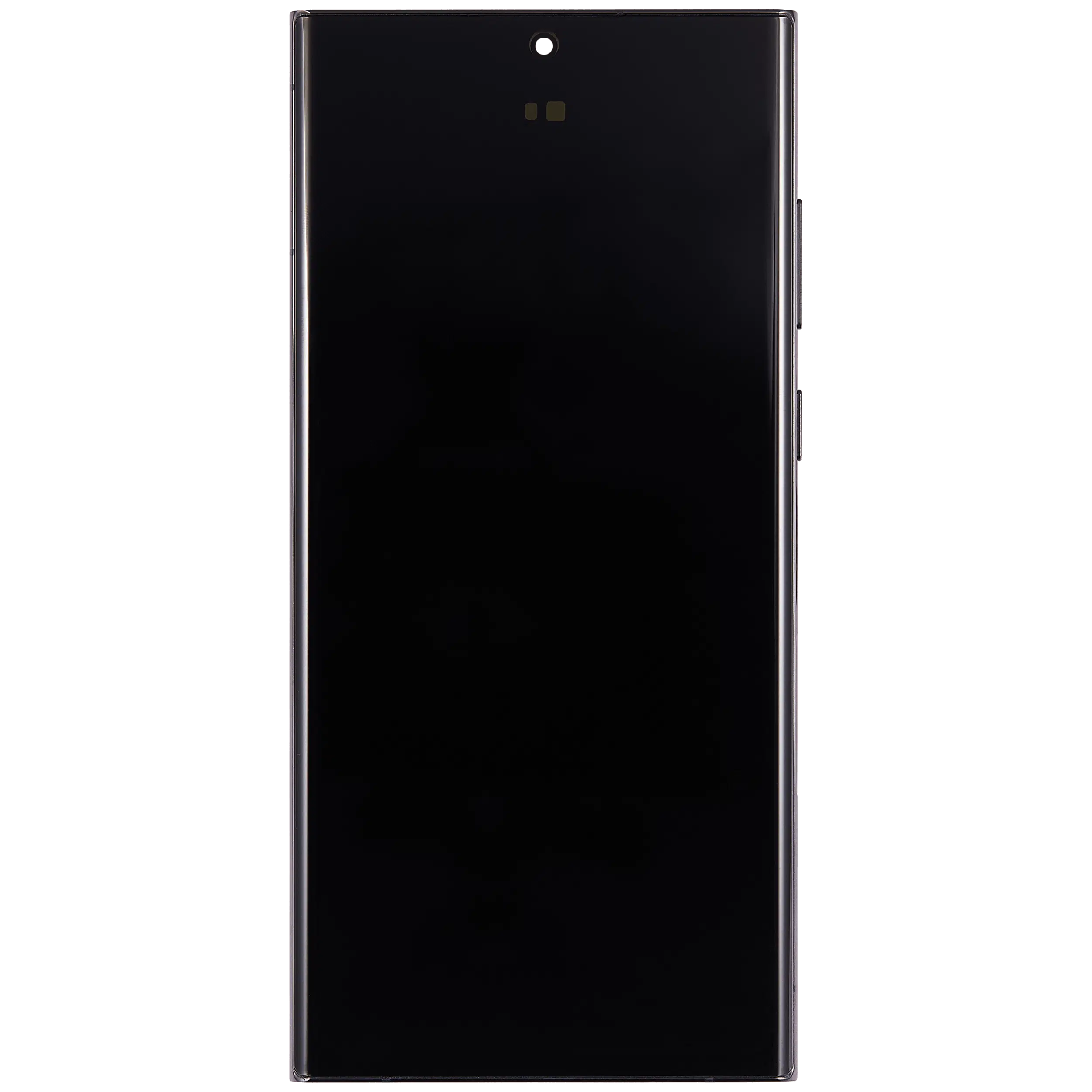 Samsung Galaxy S22 Ultra 5G (Servis Paketi) (Phantom Black) ile Uyumlu Çerçeveli OLED Montajı 