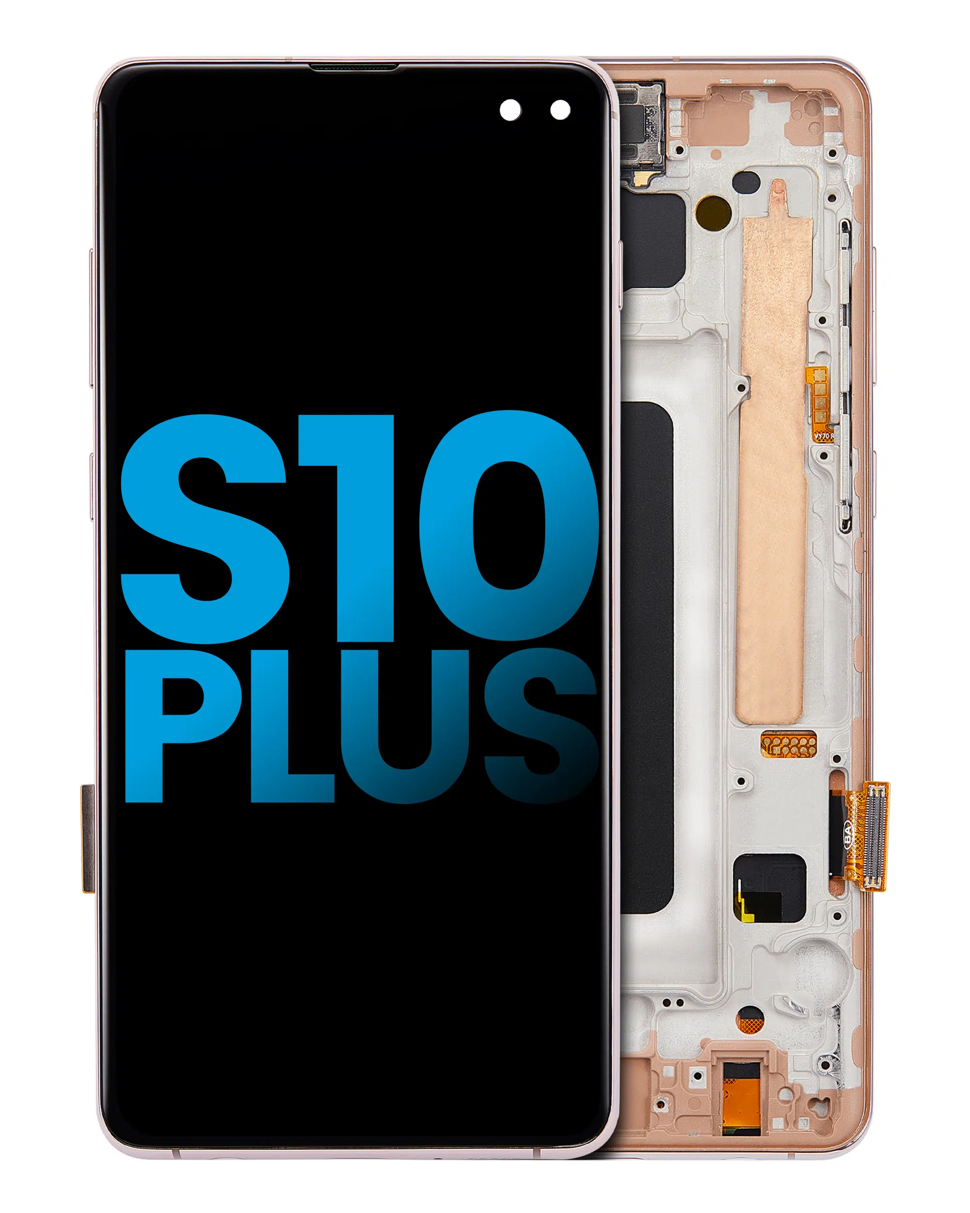 Samsung Galaxy S10 Plus İle Uyumlu Çerçeveli (Parmak İzi Sensörsüz) LCD Ekranı(Sonraki... 