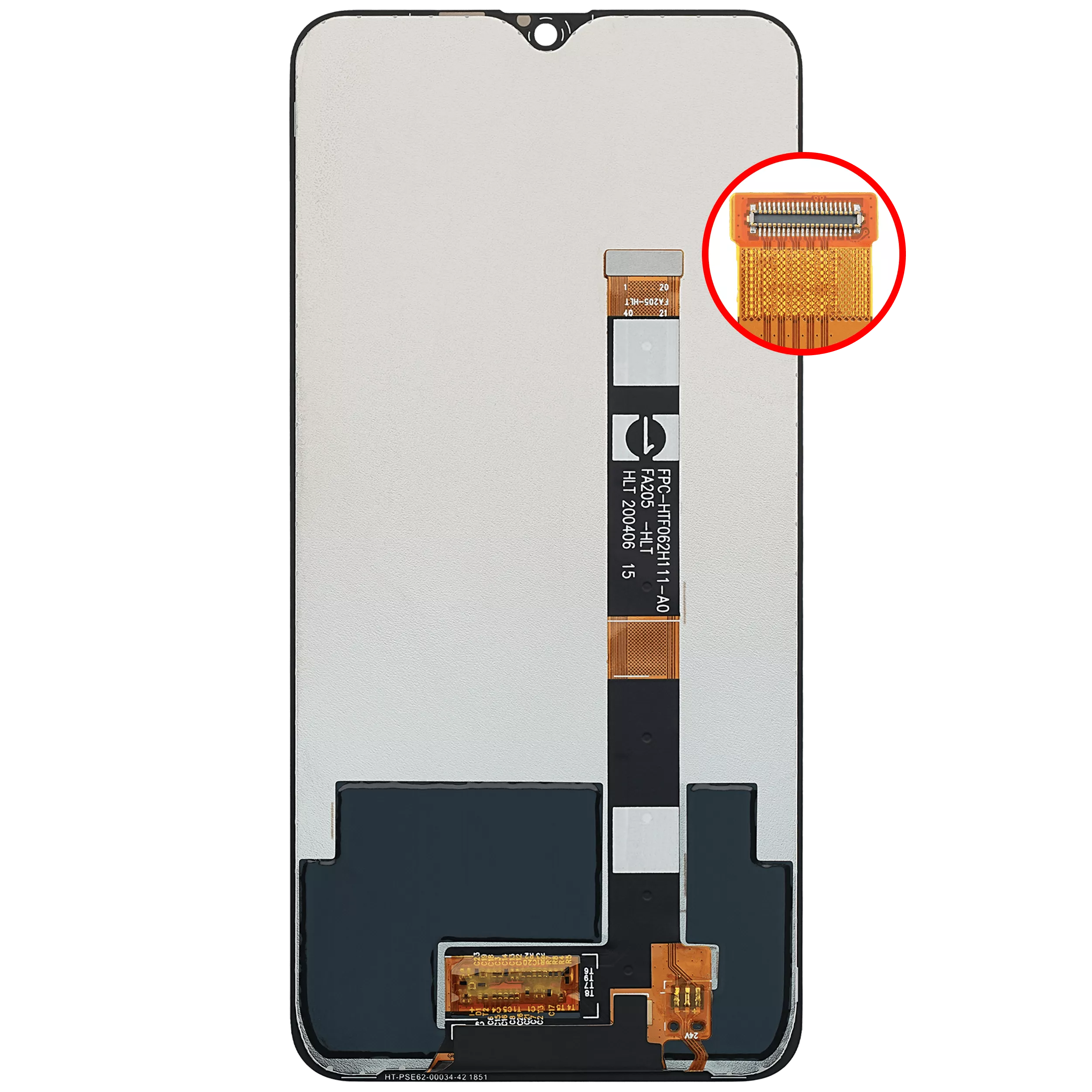 Oppo A5s ile Uyumlu Çerçevesiz Ekran Dokunmatik (%100 Orijinal Ürün)