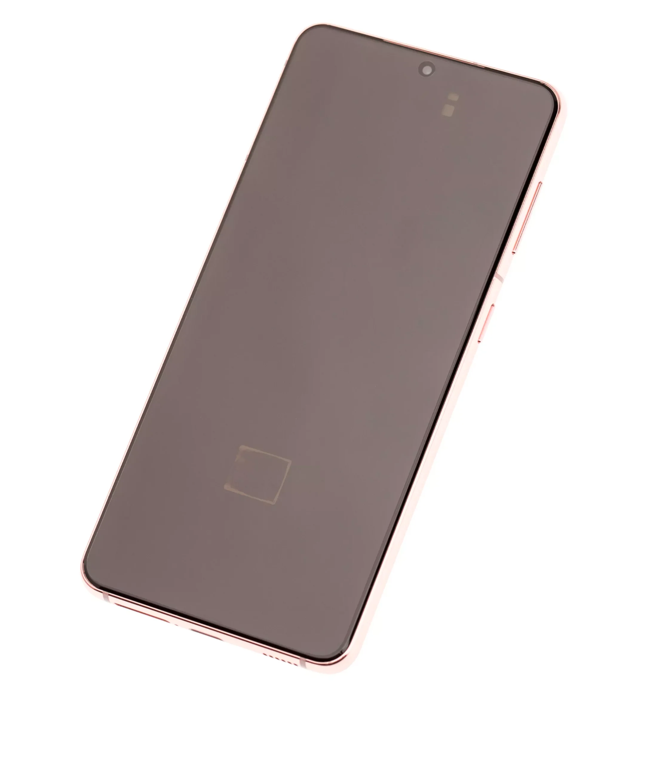 Samsung Galaxy S21 5G (Servis Paketi) (Phantom Pembe) İle Uyumlu Çerçeveli OLED Montajı 