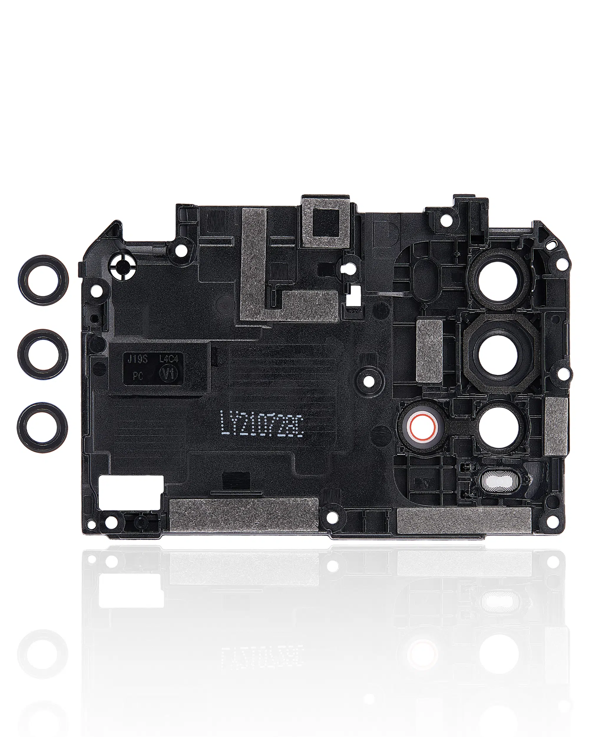 Xiaomi Redmi Note 9 4G Arka Kamera (Orijinal) Lensi Braketli / Çerçeveli (Turuncu)