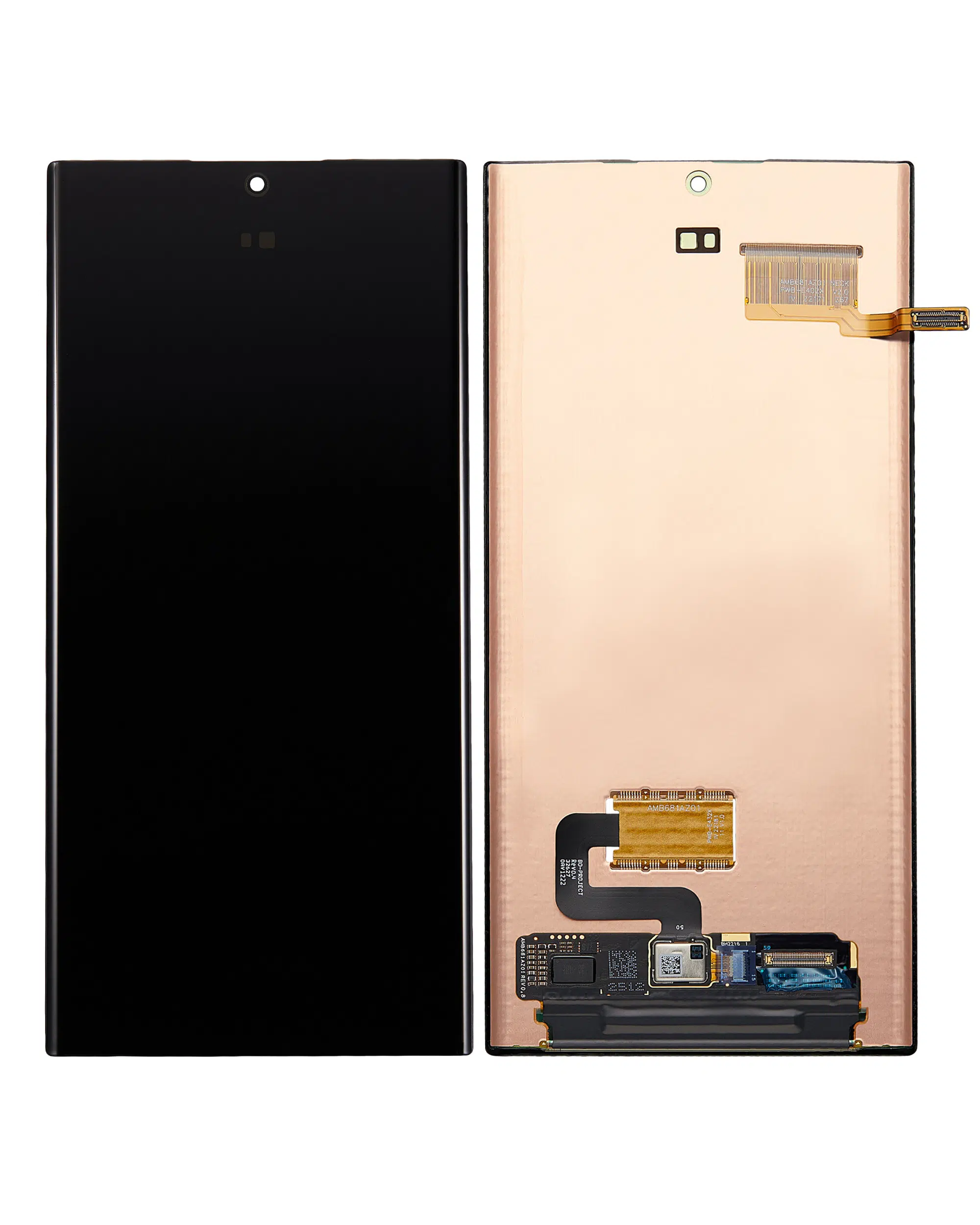 Samsung Galaxy S22 Ultra 5G (Servis Paketi) (Tüm Renkler) ile Uyumlu Çerçevesiz OLED Montajı 