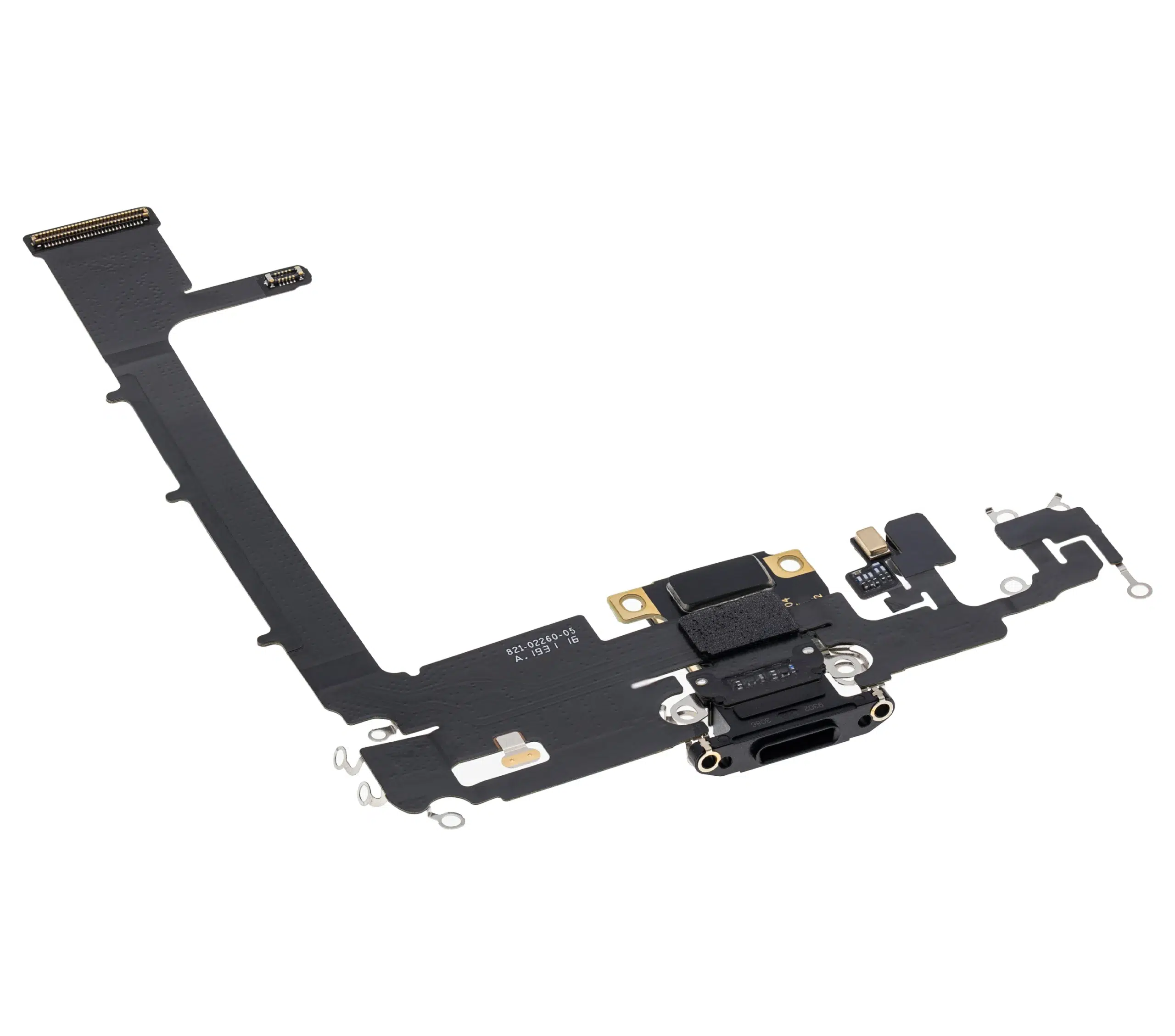 İphone 11 Pro Max ile Uyumlu Şarj Bağlantı ve Mikrofon Filmi Siyah (%100 Orijinal Ürün)