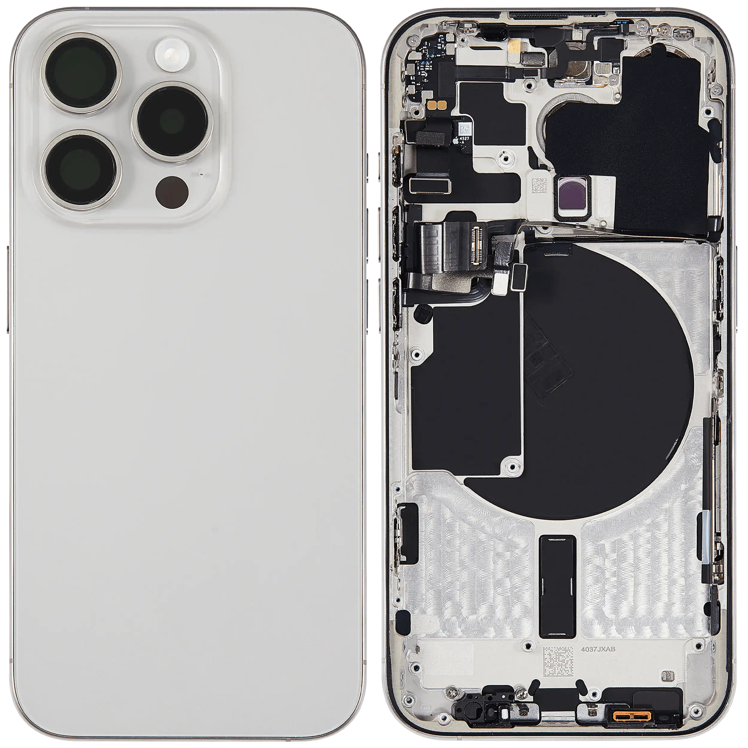 Arka Muhafaza W/Küçük Önceden Yüklenmiş İphone 15 Pro ile Uyumlu (ABD Versiyonu) (Kullanılan OEM Çekme: Sınıf ...