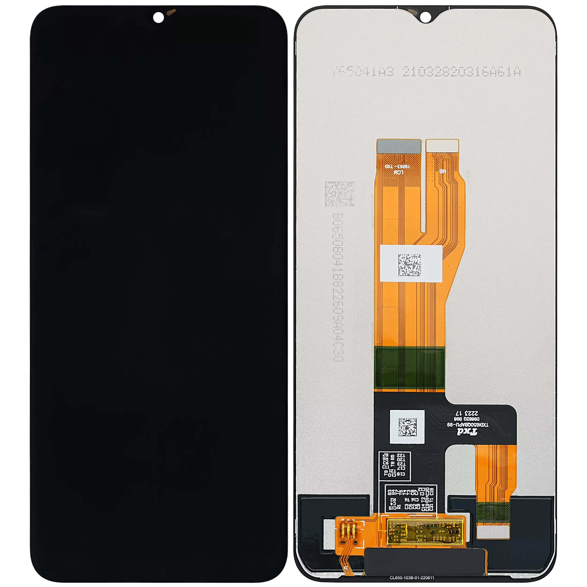 Oppo Realme C33 İle Uyumlu Çerçevesiz Ekran Dokunmatik (%100 Orijinal Ürün)