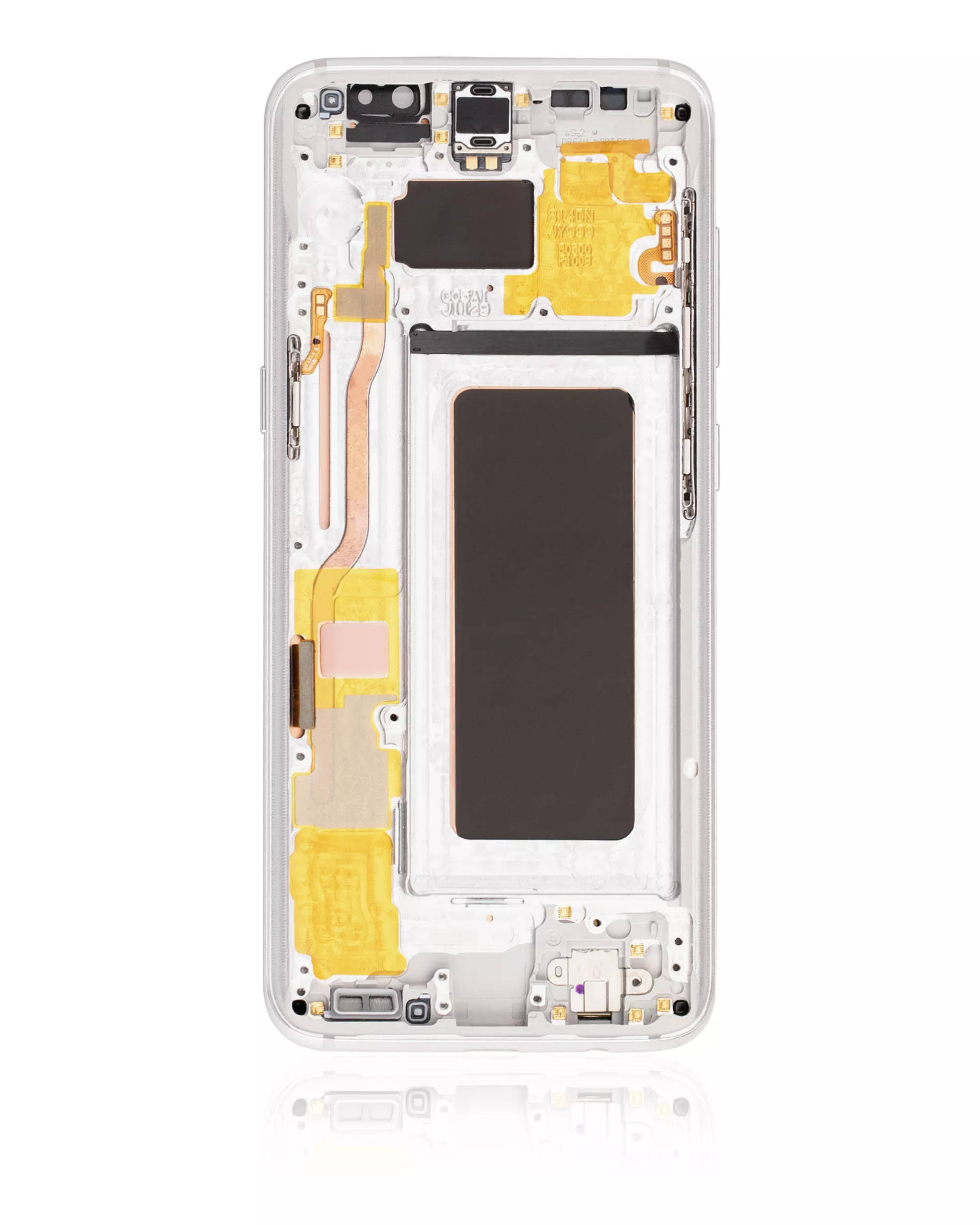 Samsung Galaxy S8 İle Uyumlu Çerçeveli OLED Montajı (Servis Paketi) (Arktik Gümüş) 