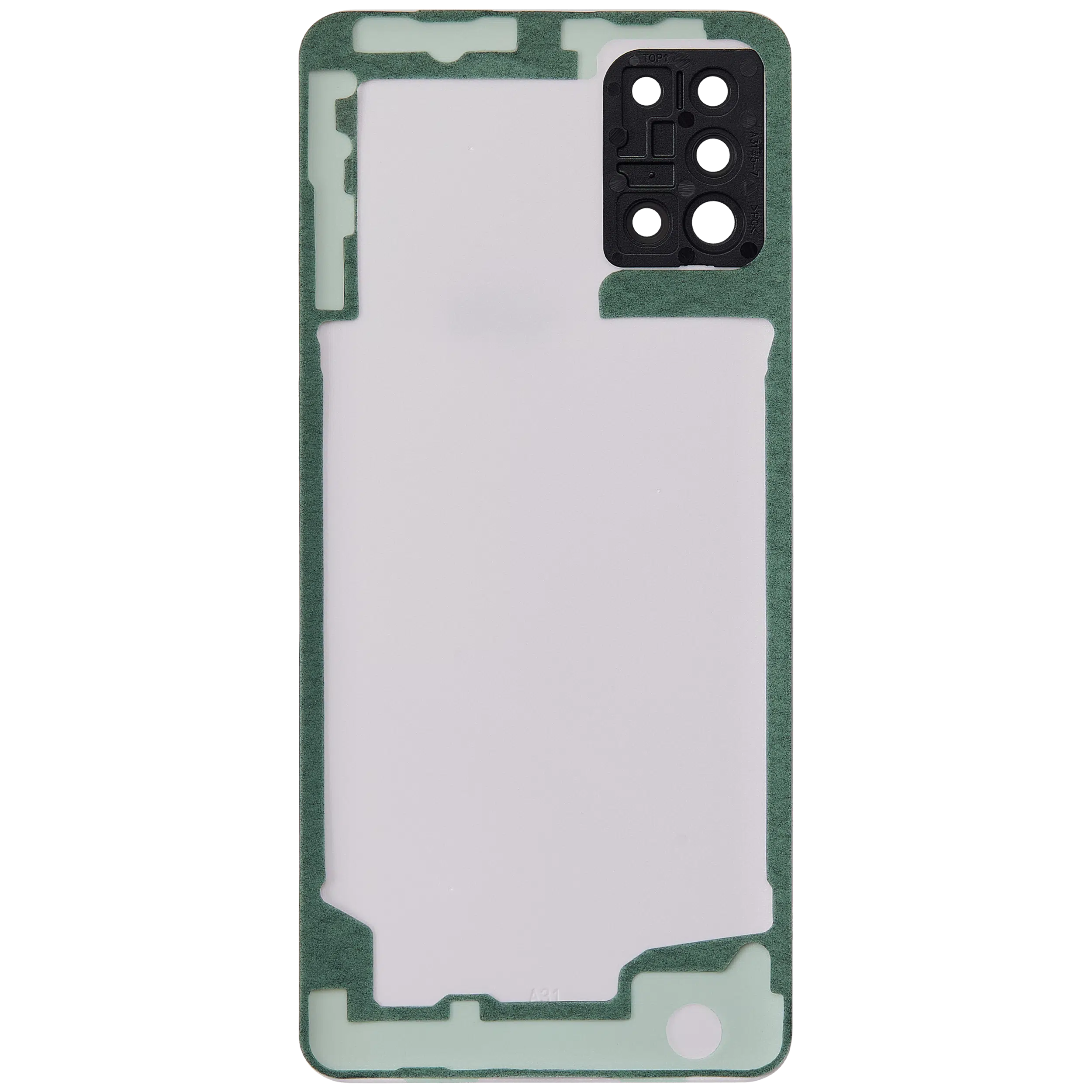 Arka kapak camı kamera lensli Samsung Galaxy A31 (A315 / 2020) (Aftermarket Plus) ile uyumludur...