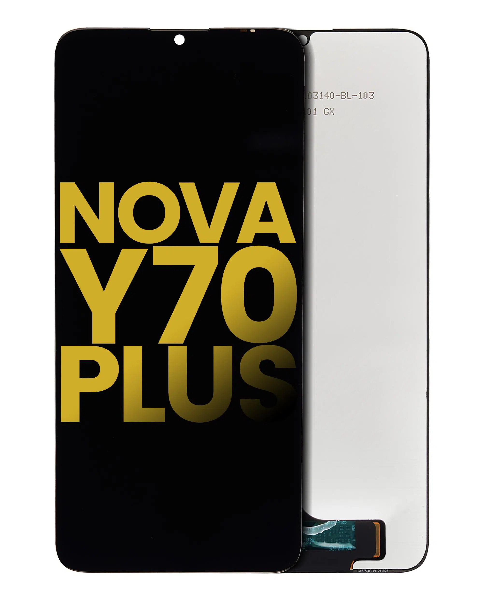 Huawei Nova Y70 Plus / Enjoy 60 / Enjoy 70Z / Y71 İle Uyumlu Çerçevesiz Ekran Dokunmatik
