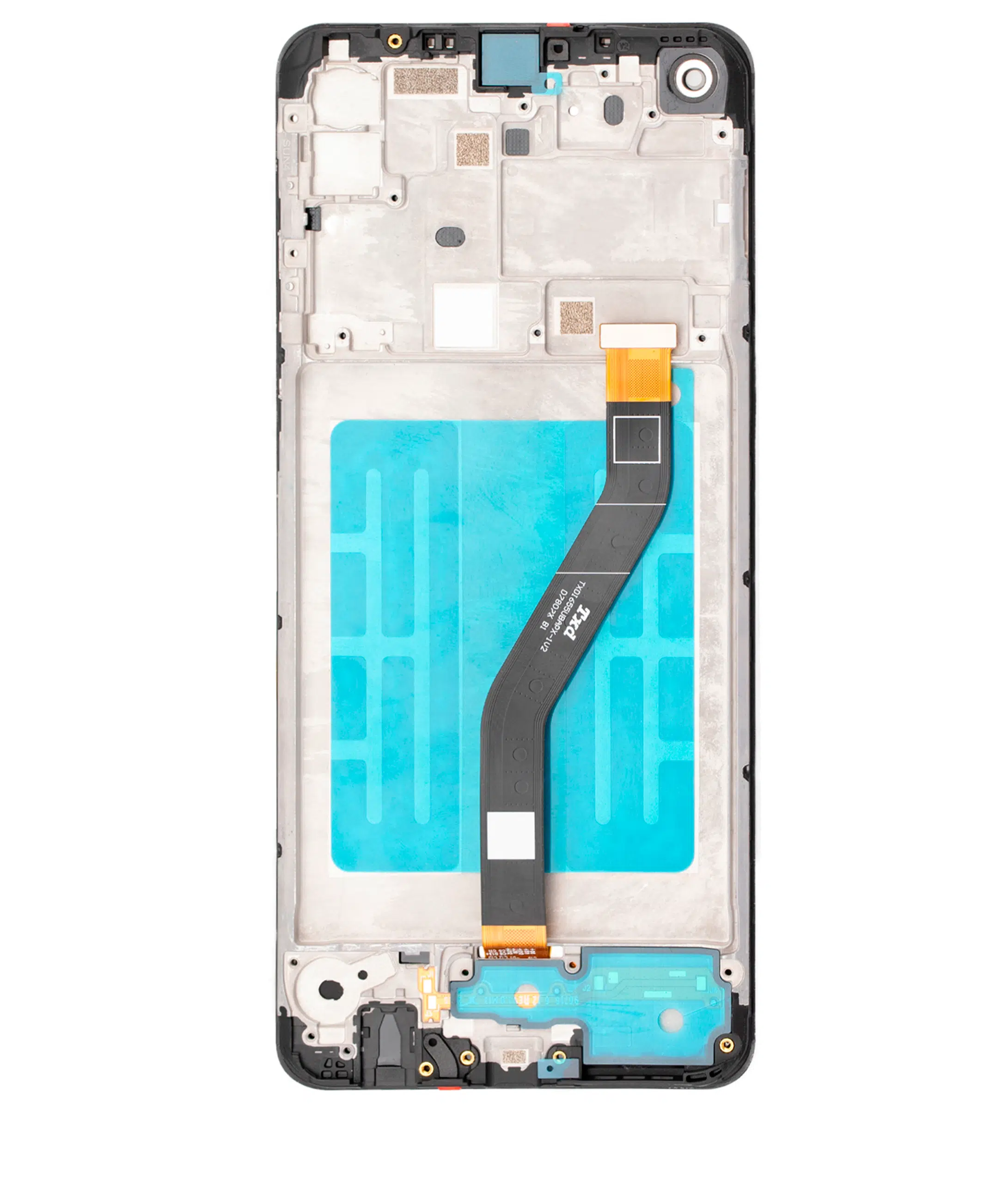 Samsung Galaxy A21 İle Uyumlu Çerçeveli Ekran Dokunmatik (%100 Orijinal Ürün) (A215 / 2020)
