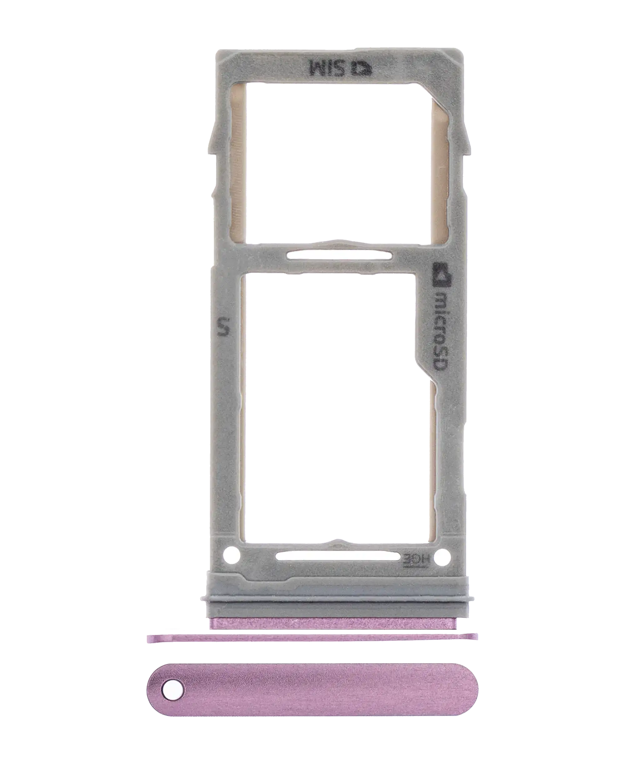 Samsung Galaxy S9 / S9 Plus (Lila Mor) ile Uyumlu Tek Sim Kart Tepsisi 