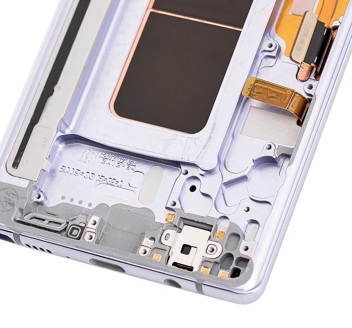 Samsung Galaxy Note 8 İle Uyumlu Çerçeveli Ekran Dokunmatik (Orkide Grisi) (%100 Orijinal Ürün)