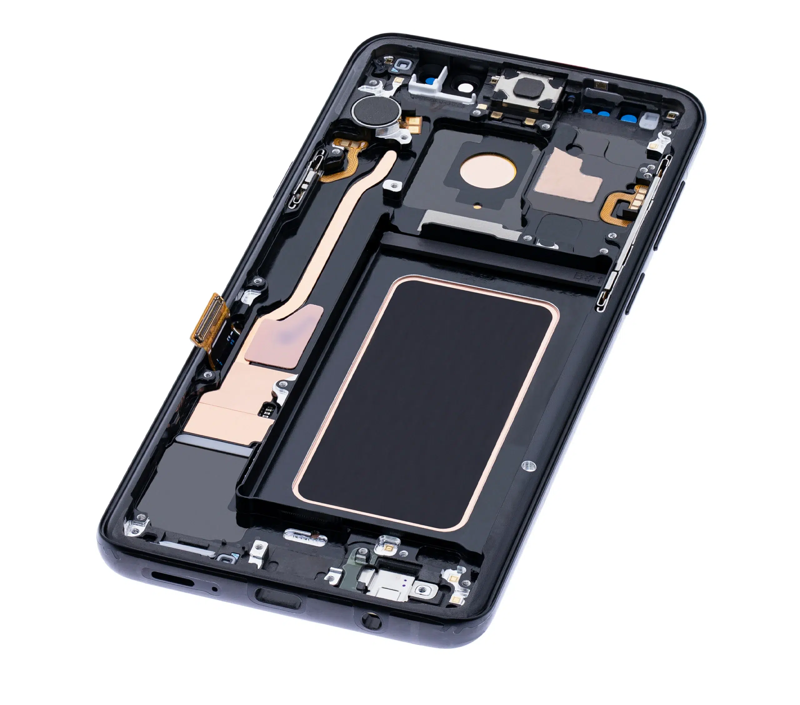 Samsung Galaxy S9 Plus (Aftermarket Plus) (Gece ​​Yarısı Siyahı) ile Uyumlu Çerçeveli OLED Montajı 