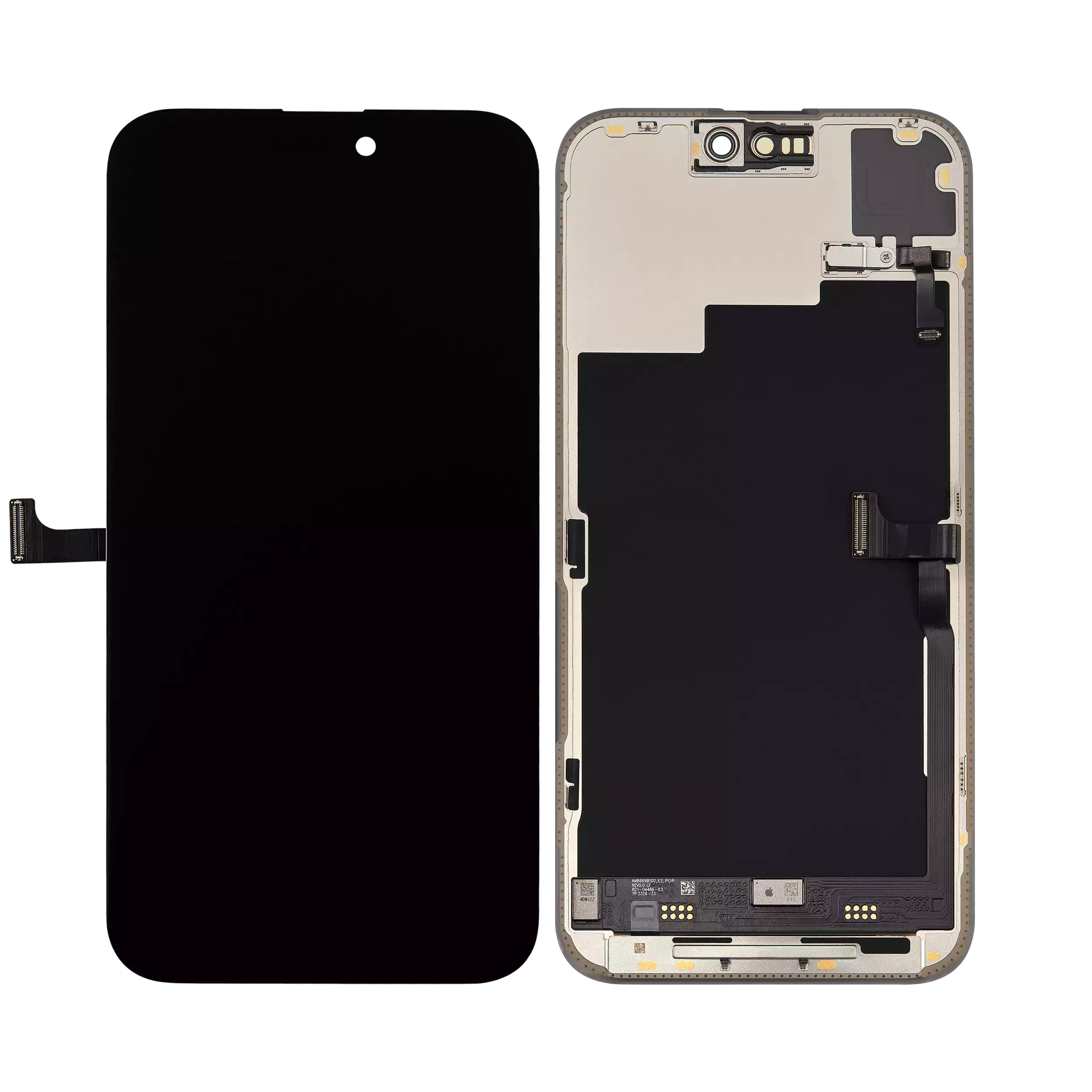 Yakınlık Sensörü Filmi'li OLED EkranıÖnceden Yüklenmiş, İphone 15 Pro Max ile Uyumlu (Servis Paketi)