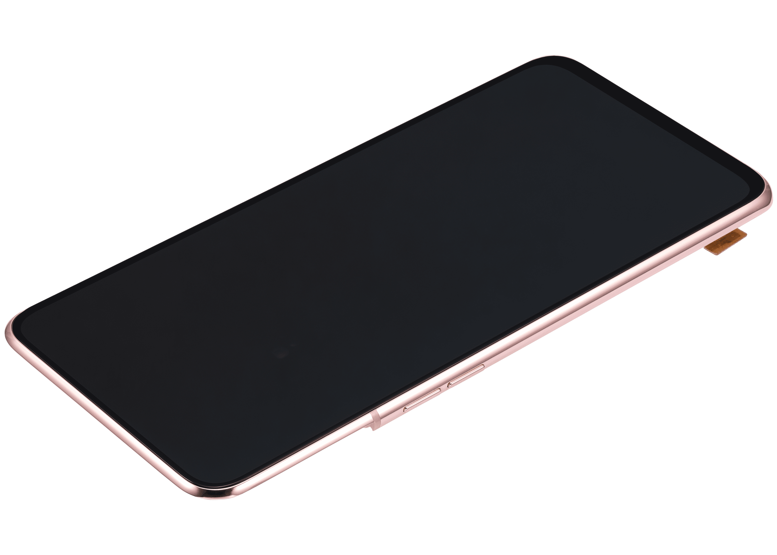 Samsung Galaxy A80 İle Uyumlu Çerçeveli Ekran Dokunmatik (A805 / 2019) (Angel Gold)