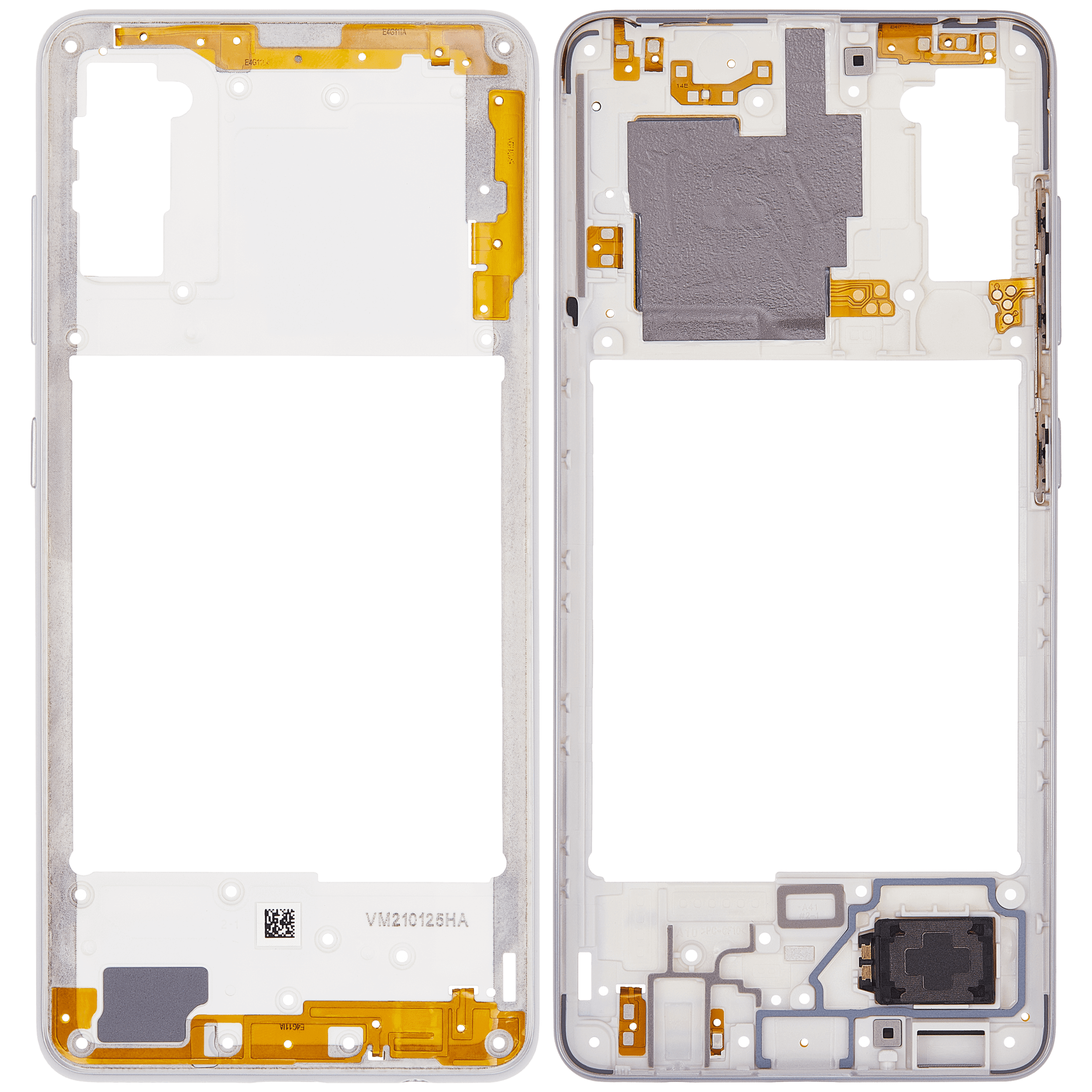Samsung Galaxy A41 (A415 / 2020) (Aftermarket Plus) (Prism Crush Si) ile Uyumlu Orta Çerçeve Muhafaza... 