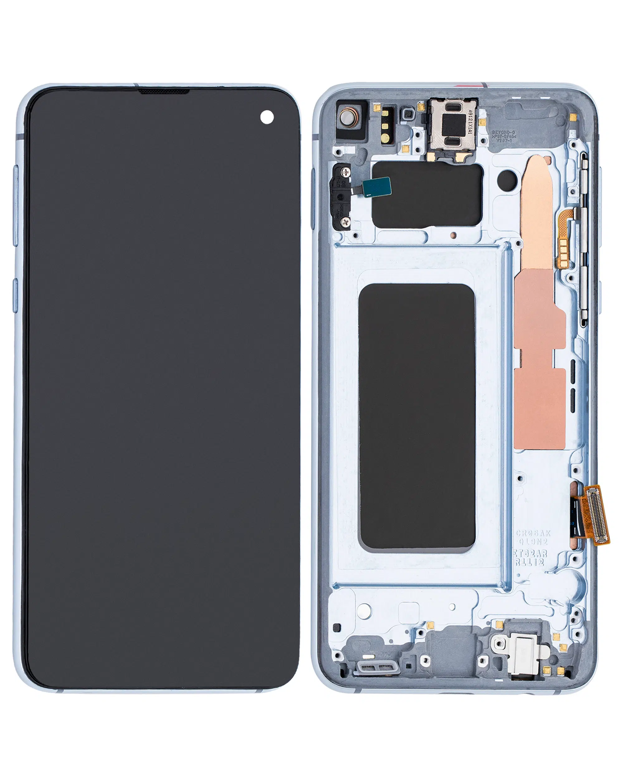 Samsung Galaxy S10E İle Uyumlu Ekran Dokunmatik Çerçeveli (Prizma Mavisi) %100 Orijinal Ürün