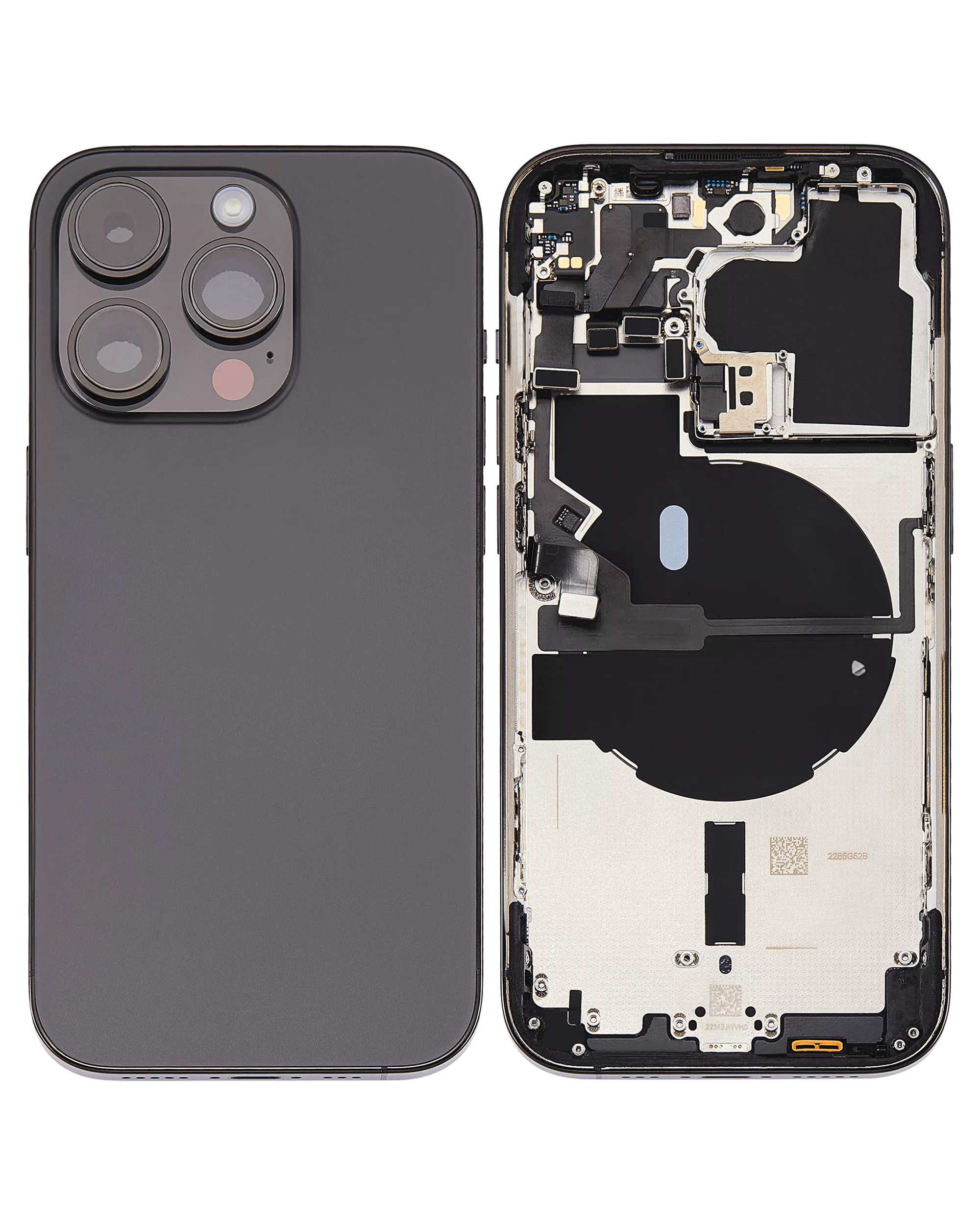 Arka Muhafaza W/Küçük Önceden Yüklenmiş İphone 14 Pro ile Uyumlu (ABD Versiyonu) (Kullanılan OEM Çekme: Sınıf ...