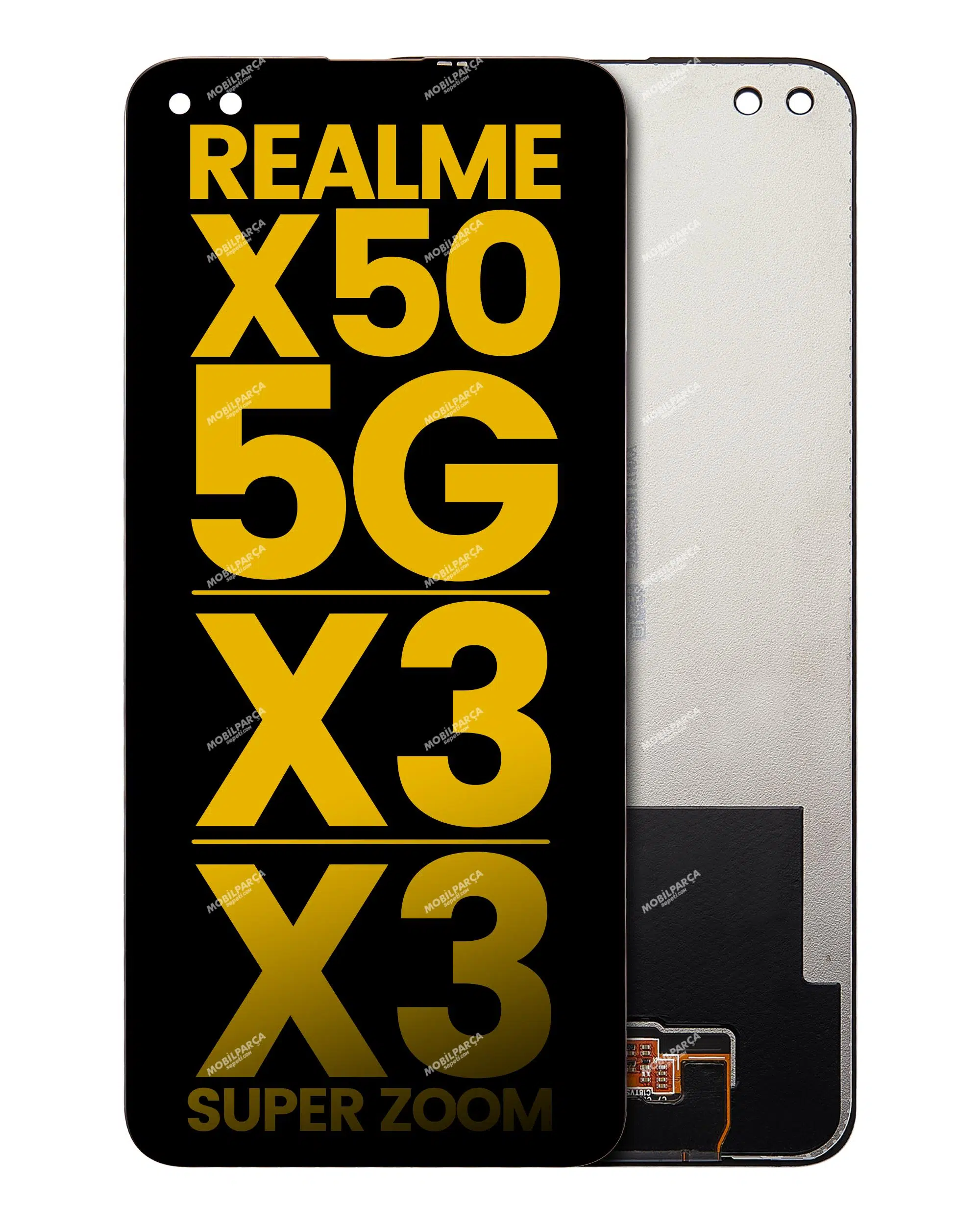 Oppo Realme X3 İle Uyumlu Çerçevesiz Ekran Dokunmatik (%100 Orijinal Ürün)