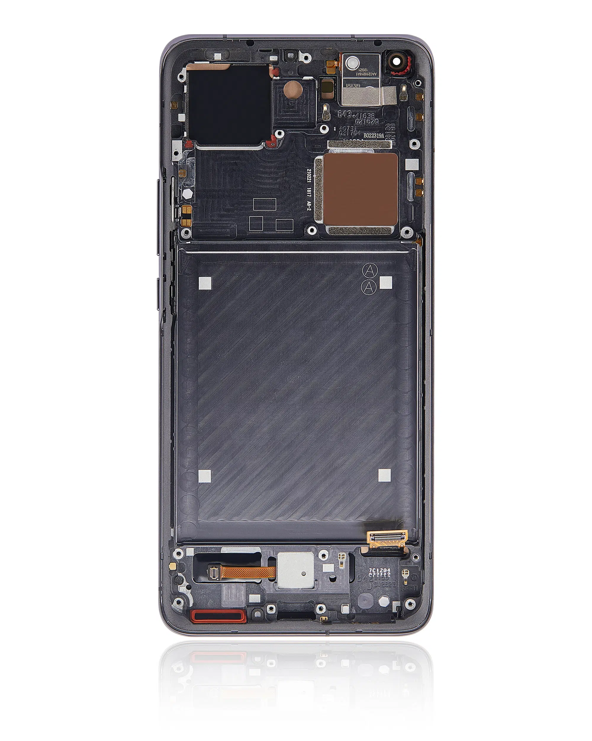 Xiaomi Mi 11 Pro ile Uyumlu Çerçeveli Ekran Dokunmatik (%100 Orijinal Ürün) (Siyah)