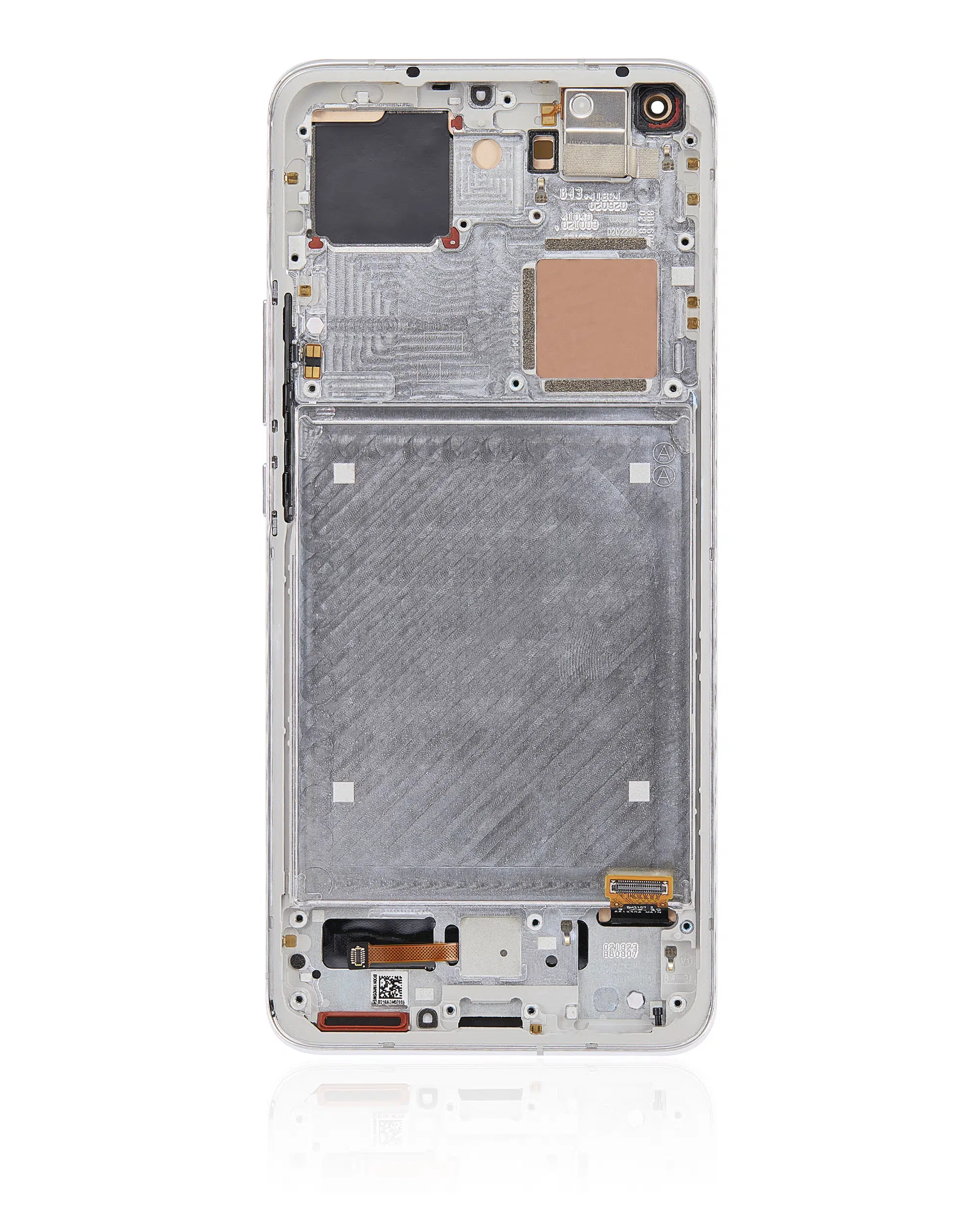 Xiaomi Mi 11 Ultra ile Uyumlu Çerçeveli Ekran Dokunmatik (%100 Orijinal Ürün) (Seramik Beyaz)