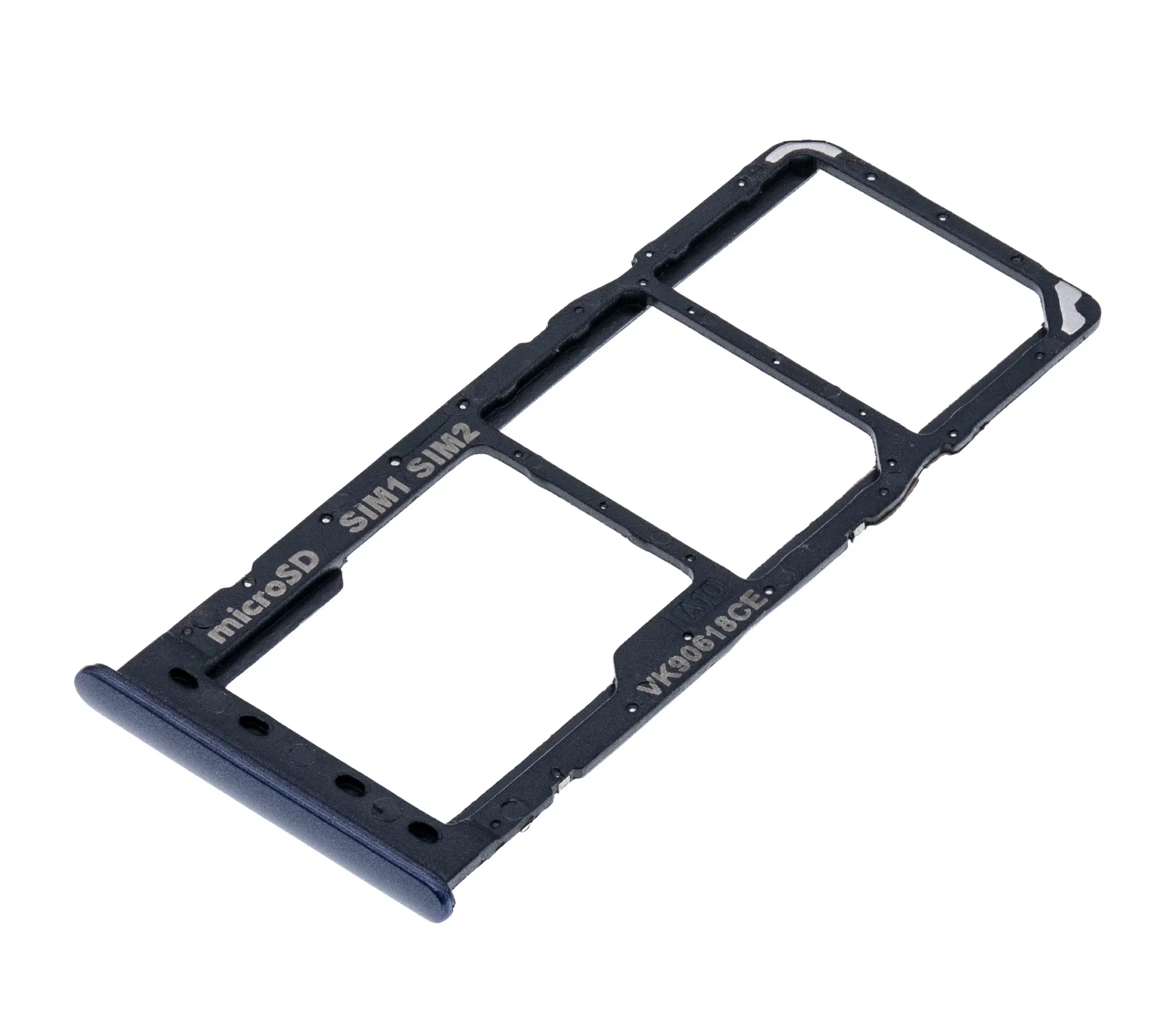 Samsung Galaxy A10 (A105 / 2019) (Siyah) İle Uyumlu Çift Sim Kart Tepsisi