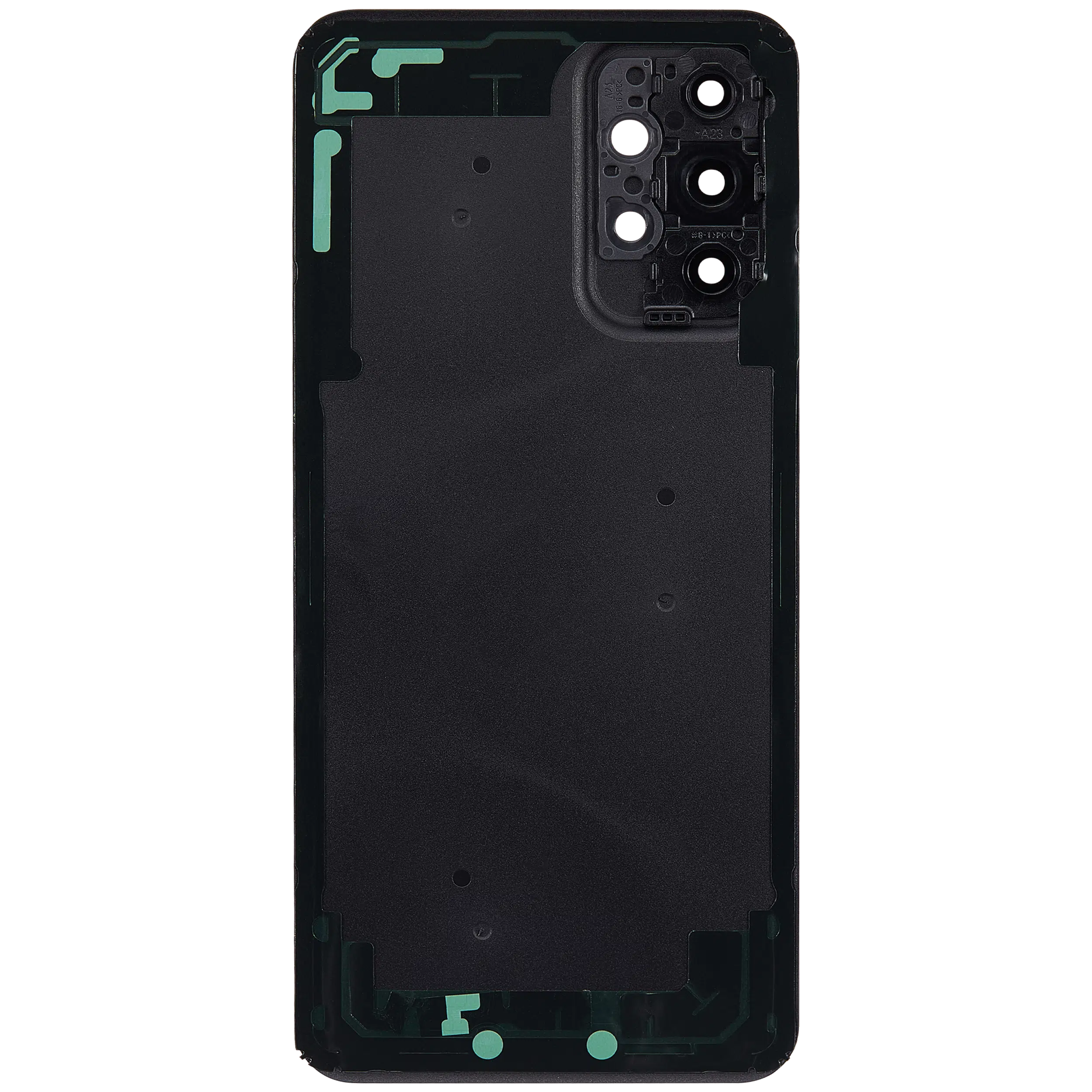Arka kapak Camı Uyumlu Samsung Galaxy A23 (A235 / 2022) (Aftermarket Plus) (Siyah)