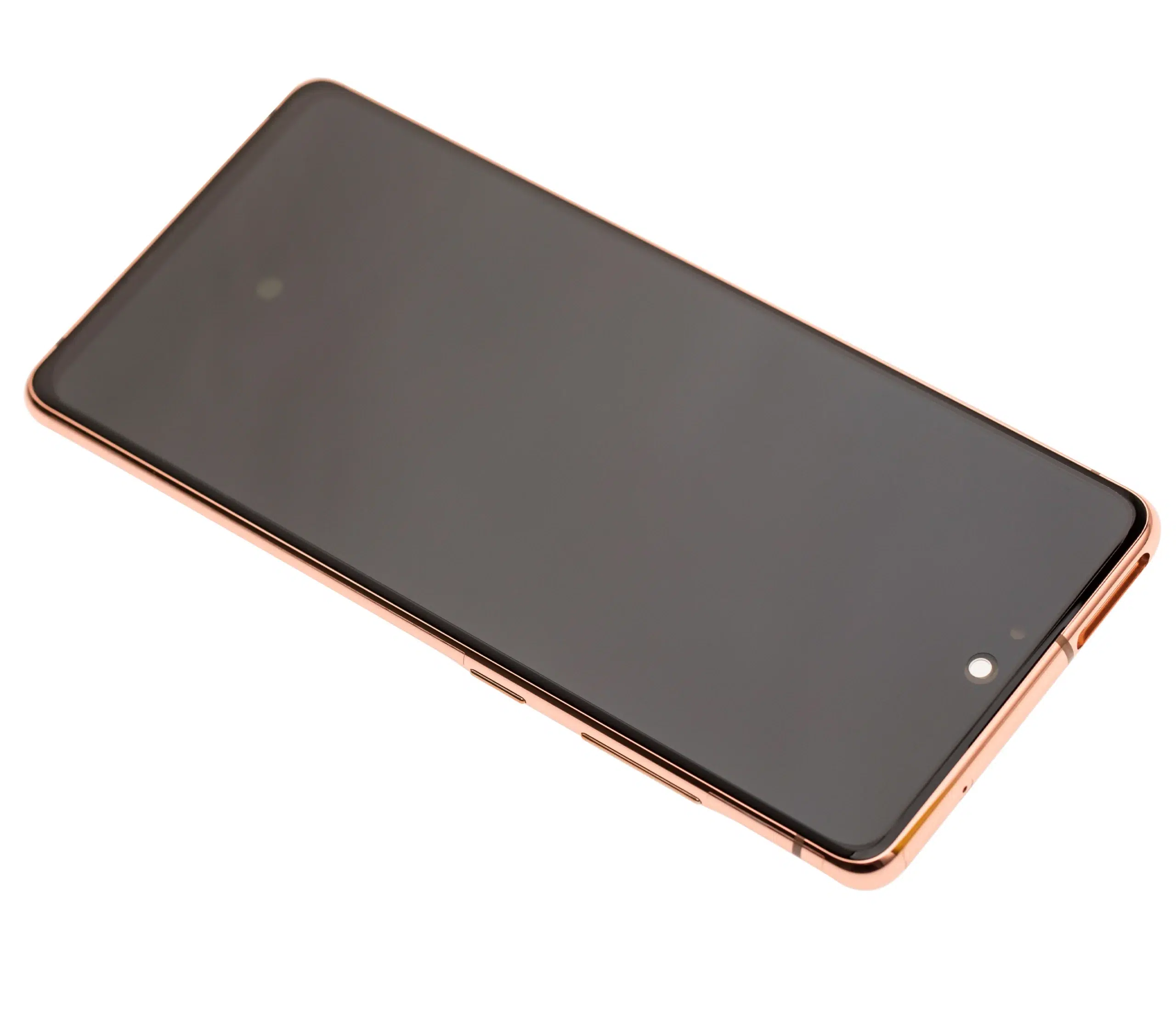 Samsung Galaxy S20 FE 4G / 5Gİle Uyumlu Çerçeveli Ekran Dokunmatik (Oled) (Bulut Turuncusu)