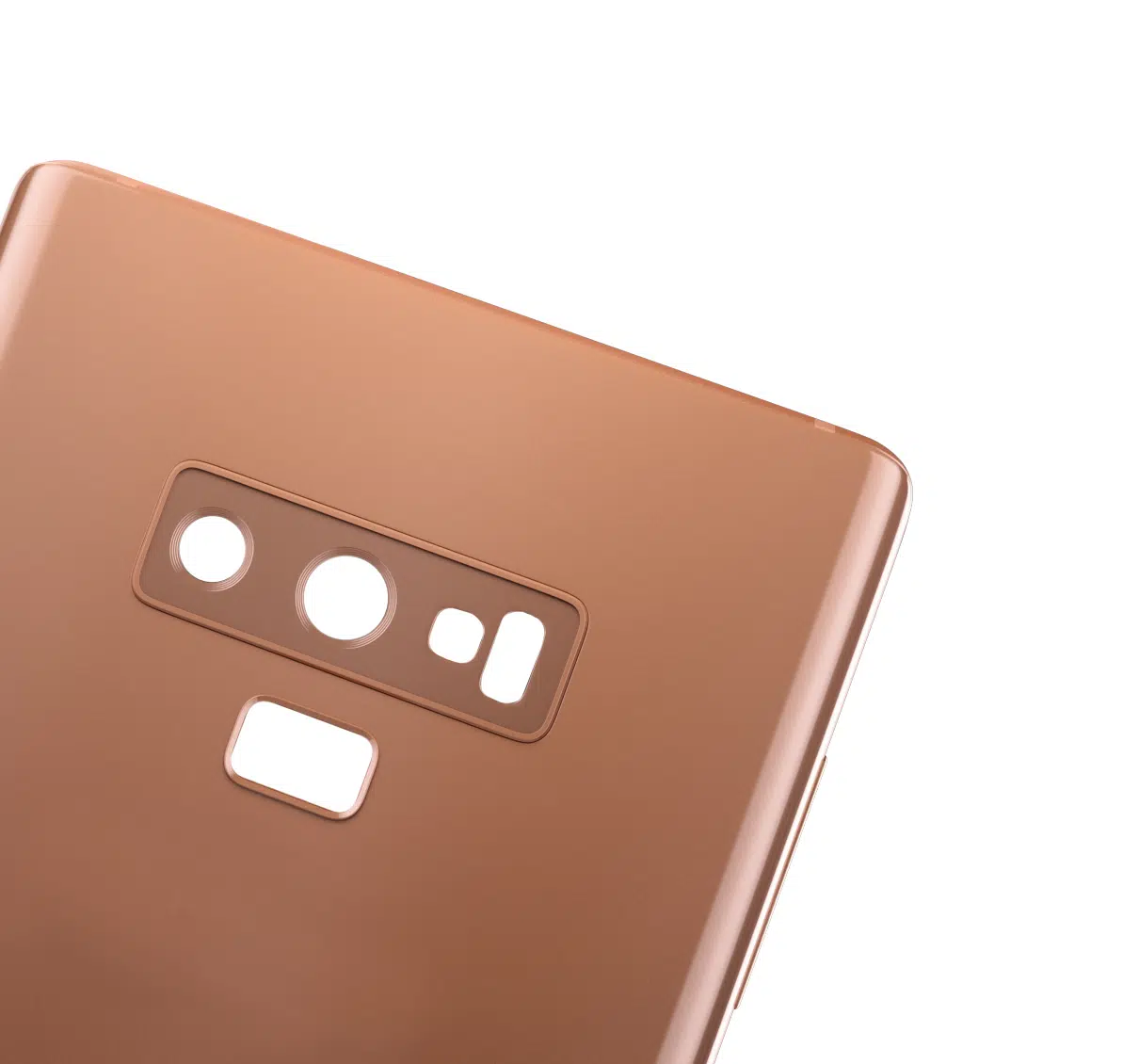 Samsung Galaxy Note 9 İle Uyumlu Kamera Lensli Arka Kapak Camı