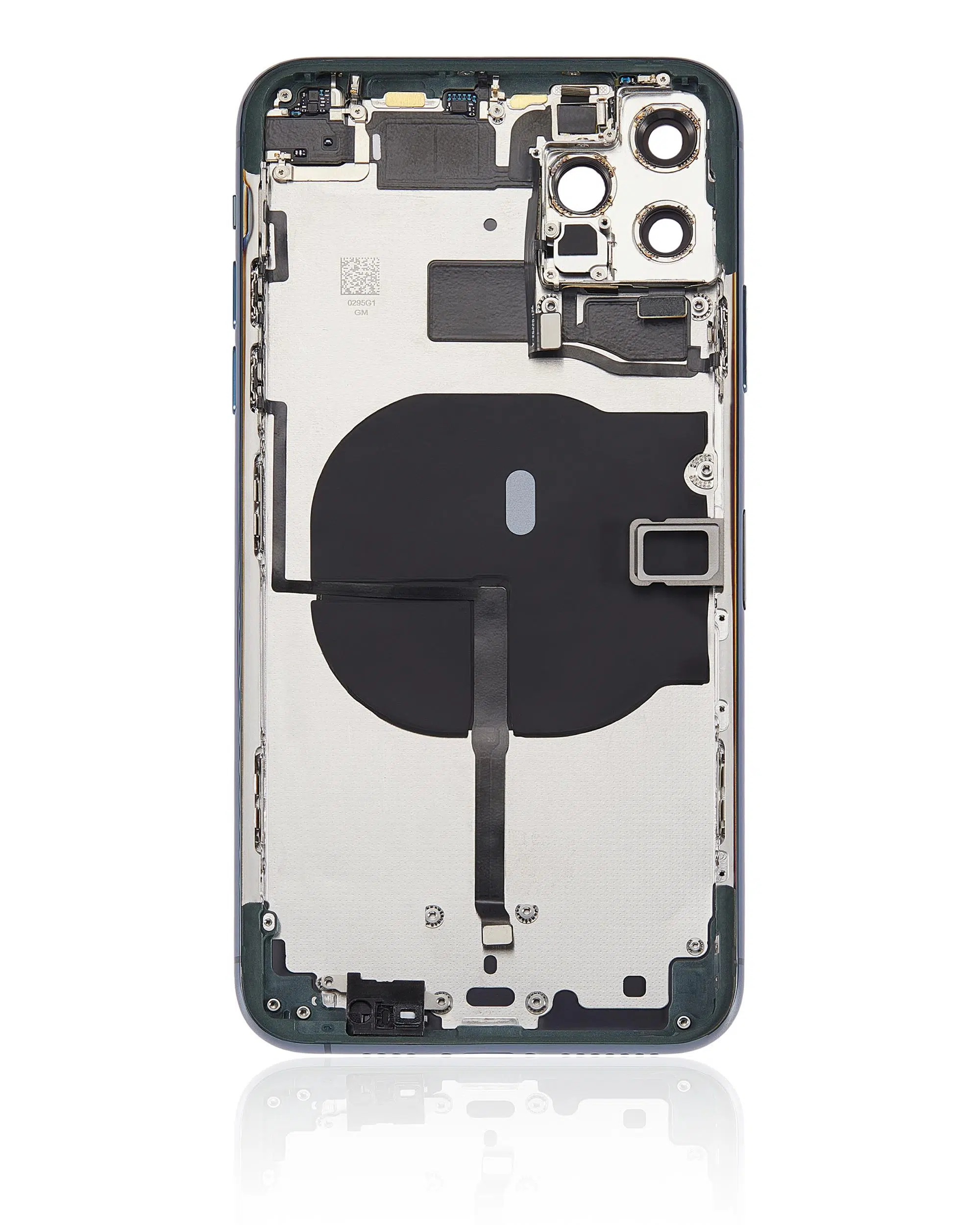 İphone 11 Pro Max İle Uyumlu Kasa Kapak Set Yeşil İçi DOLU (Logolu) %100 Orijinal Ürün Kasa
