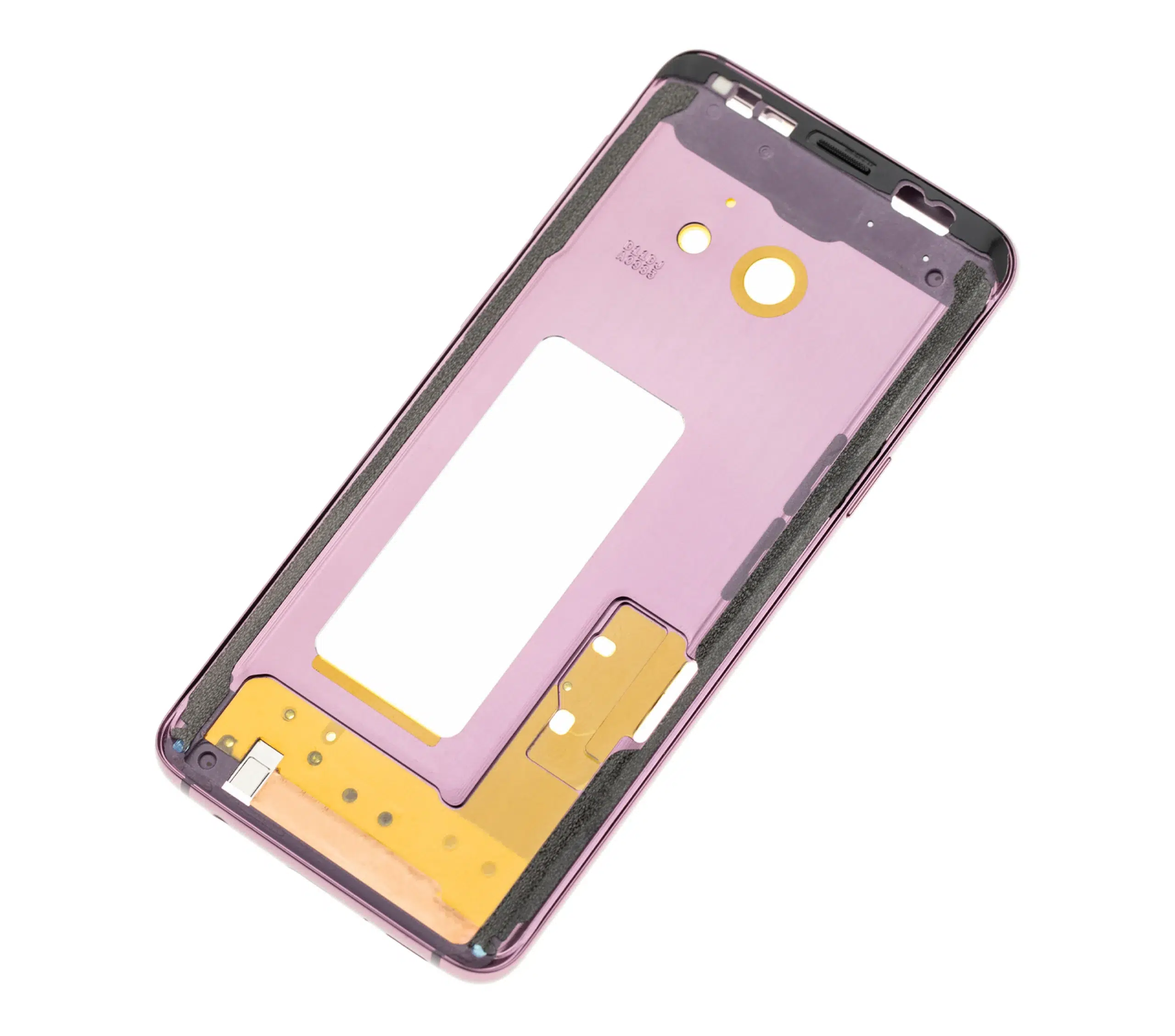 Samsung Galaxy S9 ile Uyumlu Orta Çerçeve Muhafaza (Küçük Parçalarla) (Lila Mor Çerçeve) 