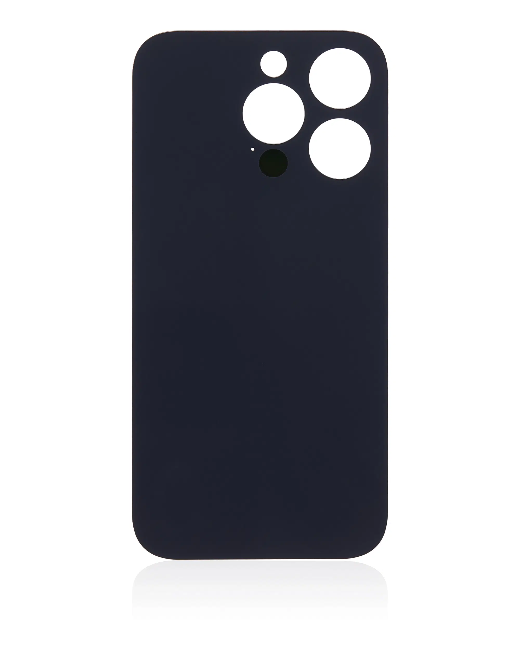 İphone 14 Pro İle Uyumlu Arka Cam Beyaz (Logolu / Büyük Kamera Deliği)