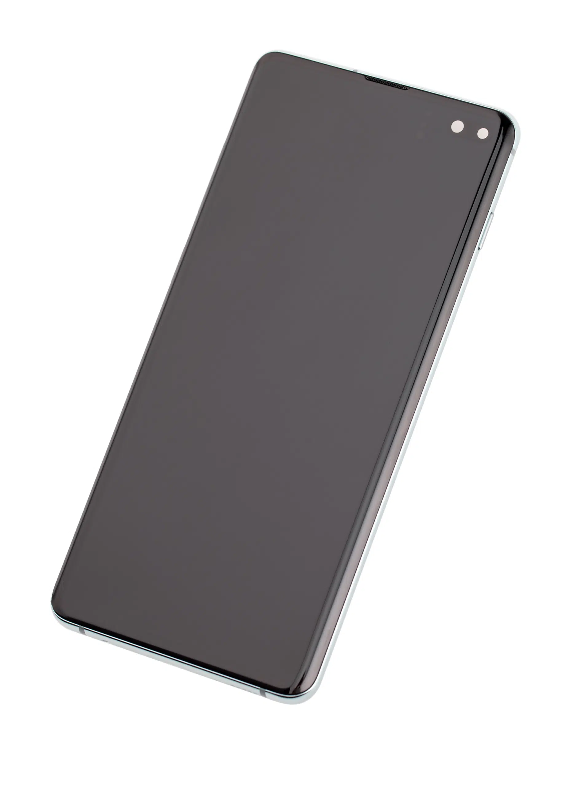 Samsung Galaxy S10 Plus İle Uyumlu Ekran Dokunmatik Çerçeveli (Prizma Yeşili)