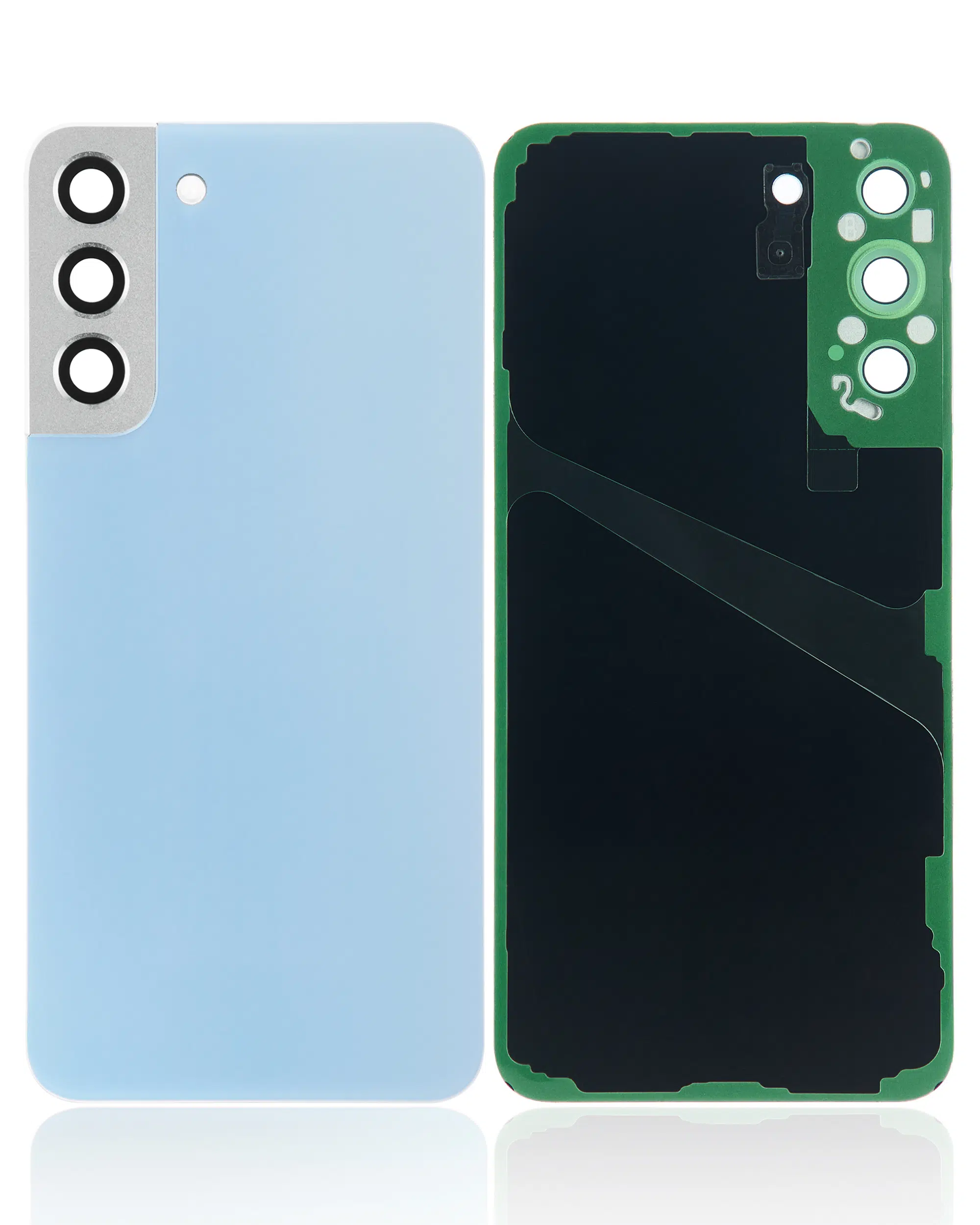 Samsung Galaxy S22 Plus 5G İle Uyumlu Kamera Lensli Arka Kapak Camı (Logosuz) (Satış Sonrası Ürün) 