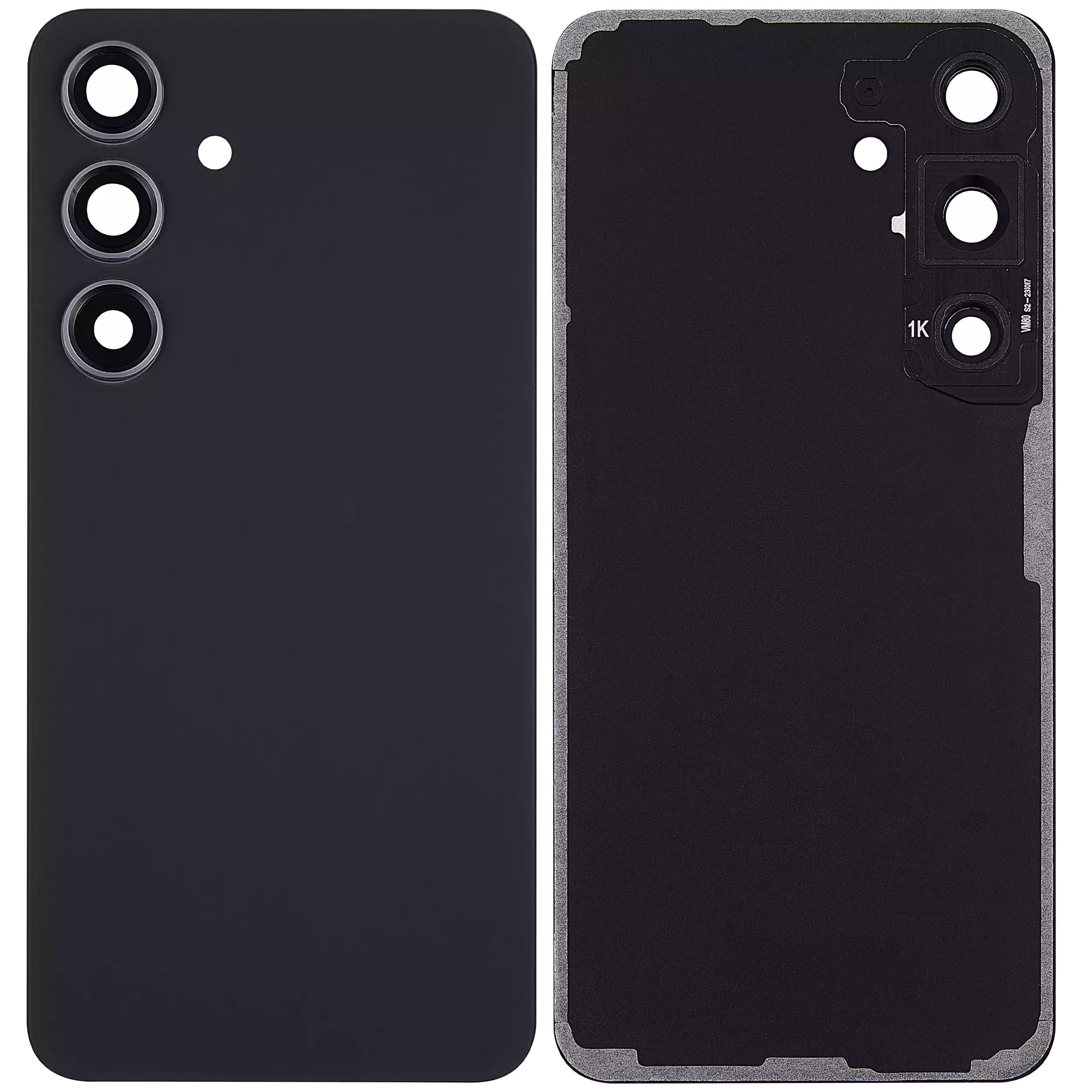 Samsung Galaxy S24 5G İle Uyumlu Kamera Lensli Arka Kapak Camı (Logosuz) (Aftermarket Plus) ... 