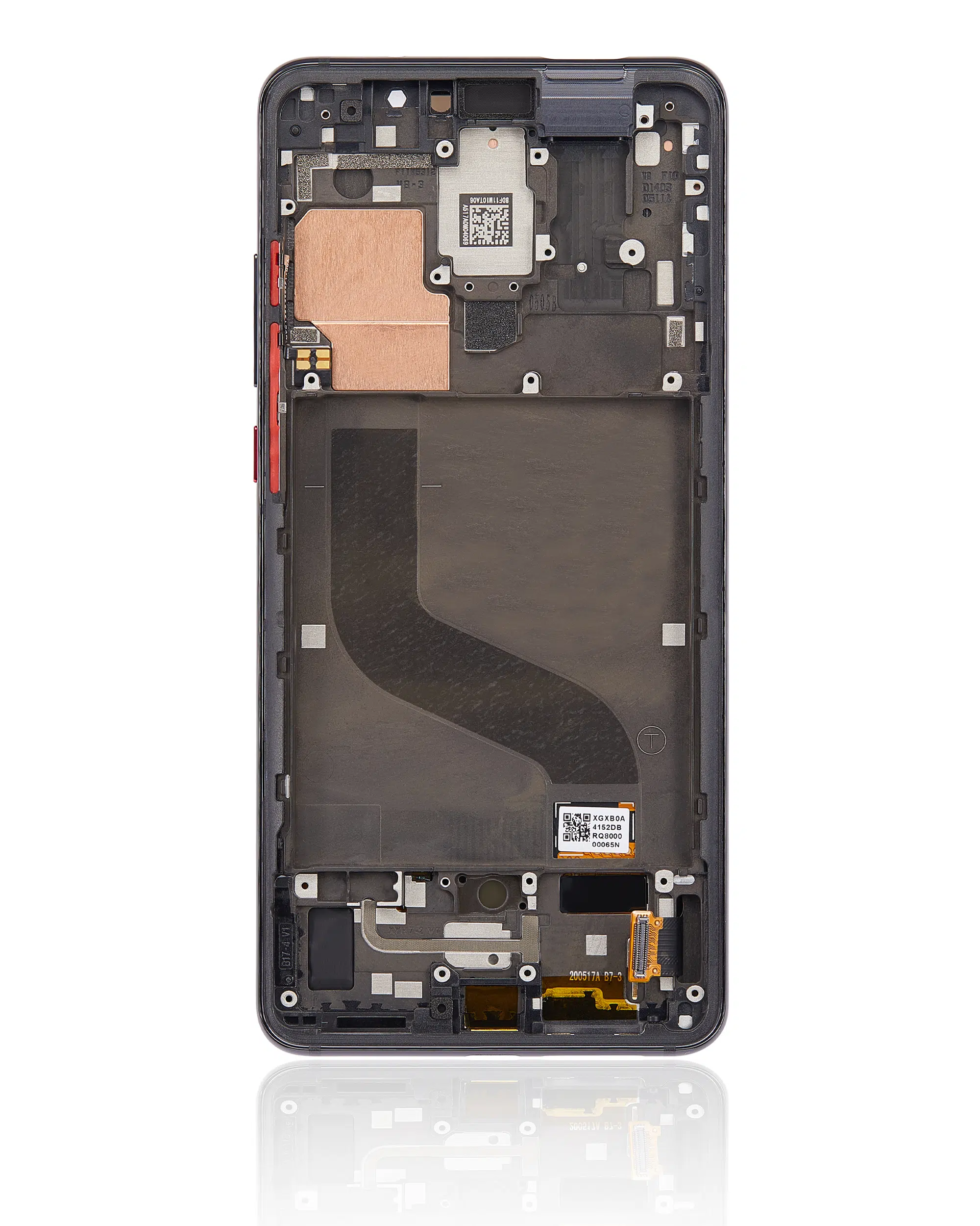 Xiaomi Mi 9T Pro ile Uyumlu Çerçeveli Ekran Dokunmatik (Siyah) (Oled)