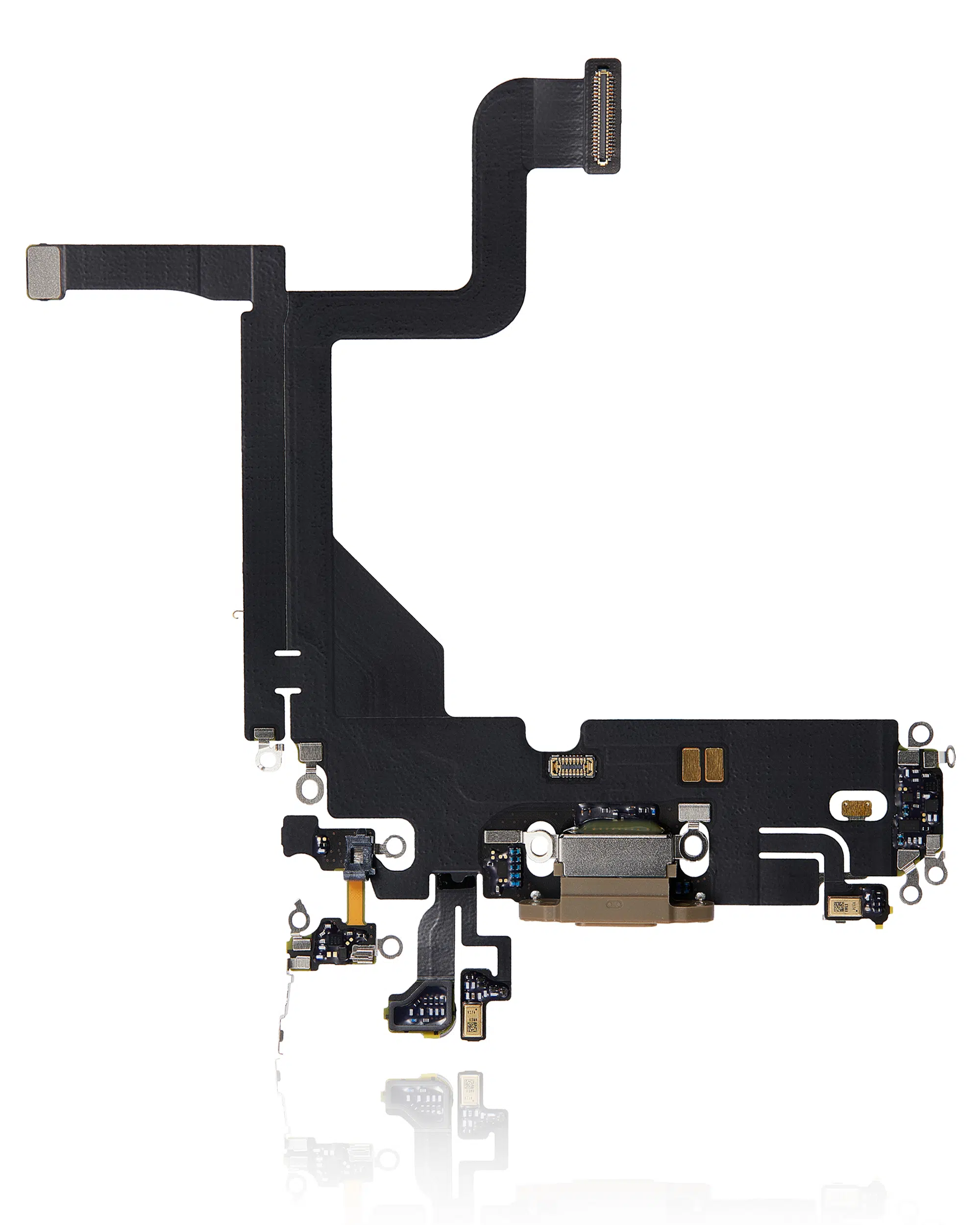 İphone 13 Pro ile Uyumlu Şarj Portu Filmi Kablo (Kullanılan OEM Çekme) (Altın)