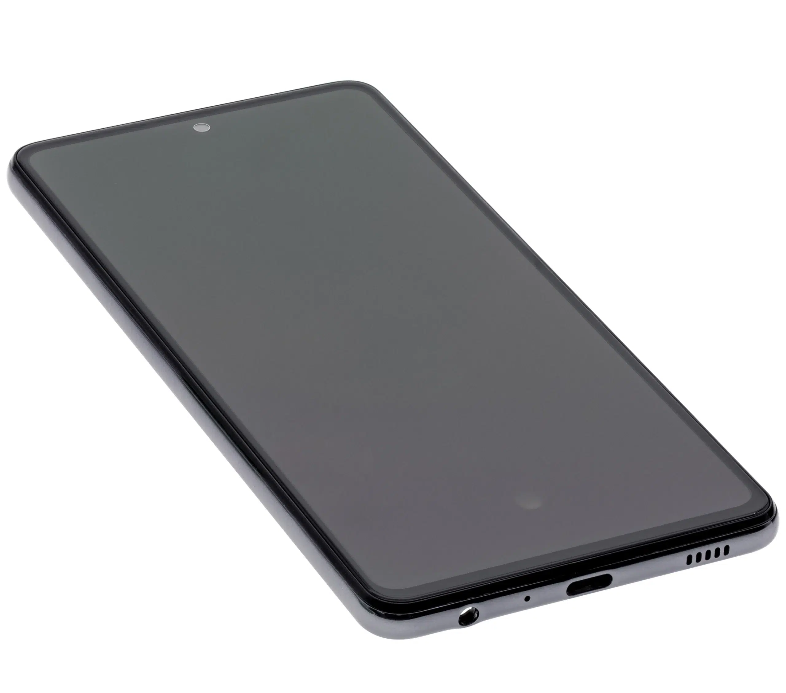 Samsung A72 (A725 / 2021) (Awesome Black) İle Uyumlu Çerçeveli Ekran Dokunmatil OLED